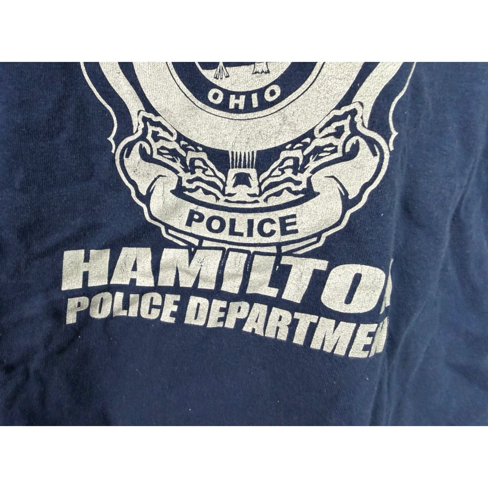 Fruit Of The Loom VINTAGE Fruit of the Loom 90s GREAT Graphic Print Shirt Adult XL Blue Lightweight Crew Neck Mens Size US XL / EU 56 / 4 - 6 Thumbnail