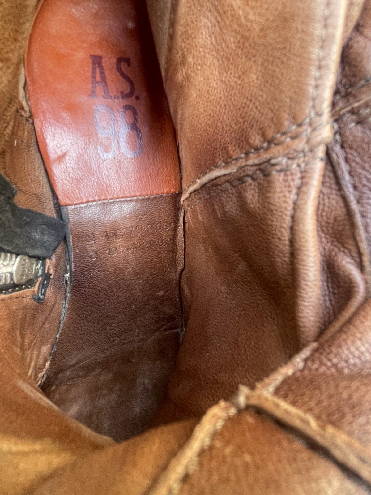 A.S.98 ANKLE BOOTS SABEY zip boot like kmrii and guidi Size US 7 / EU 40 - 12 Thumbnail