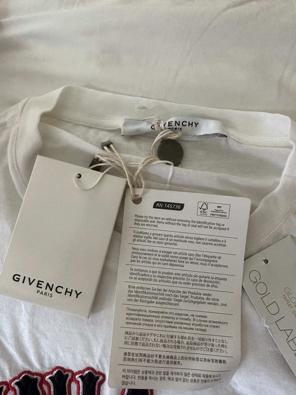 Givenchy Givenchy white “Virginia Bitch” shirt Size US L / EU 52-54 / 3 - 3 Thumbnail