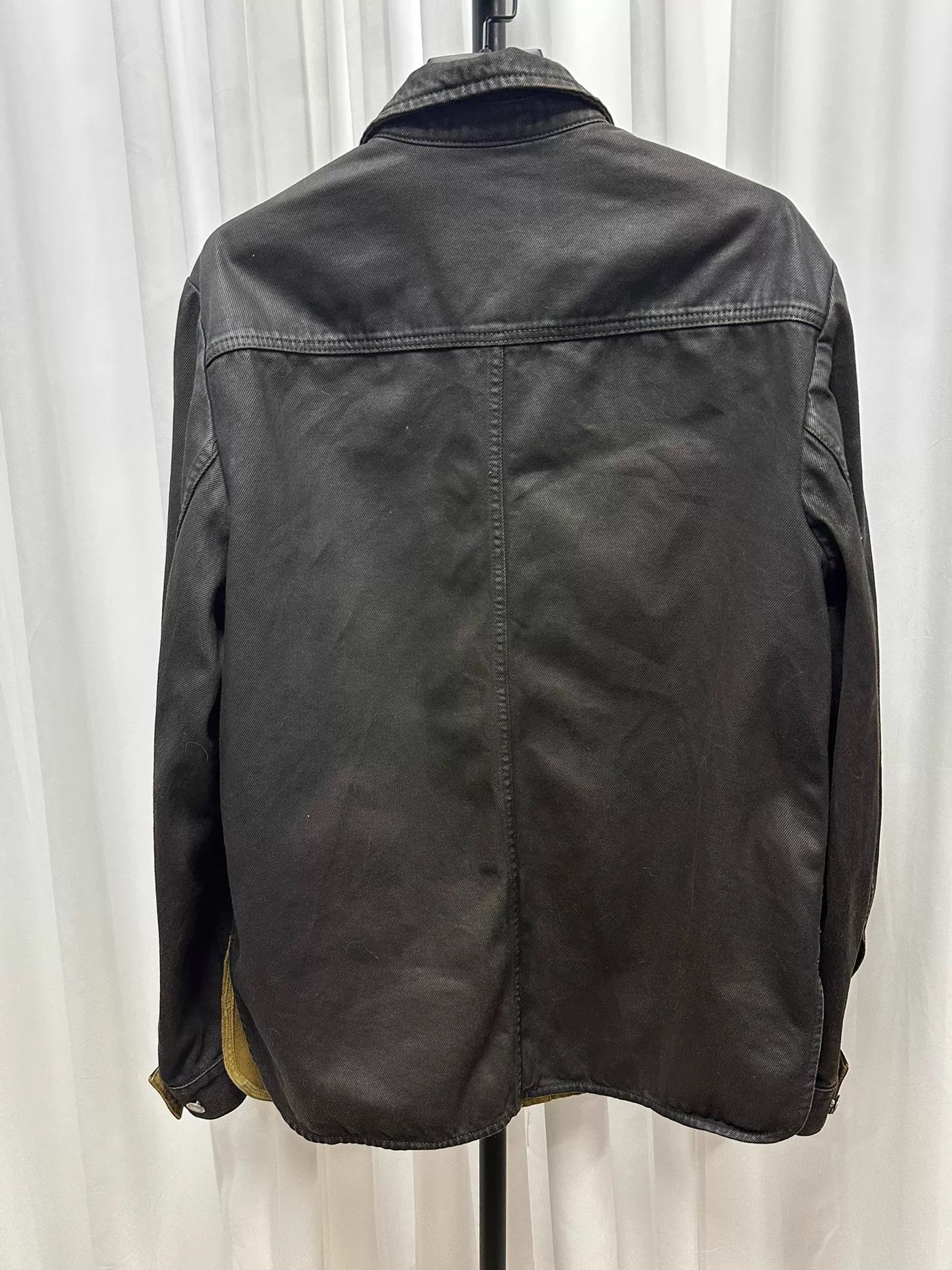 Dries Van Noten Dries Van Noten Waxed Denim Jacket L (Bust 110, Length 80) Size US L / EU 52-54 / 3 - 5 Thumbnail