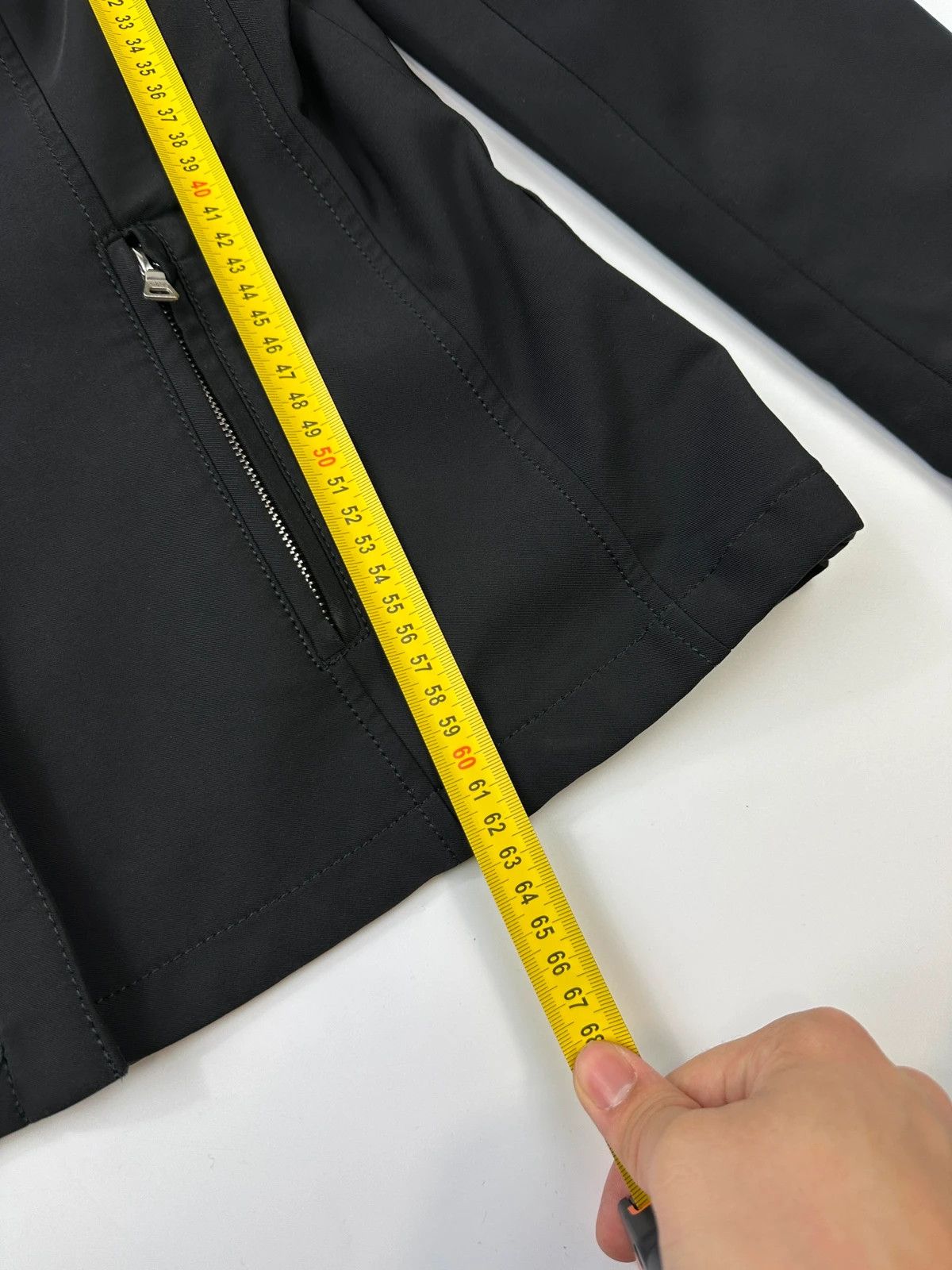 Prada Prada Milano SS1997 Black Nylon Tailored Jacket Size M / US 6-8 / IT 42-44 - 14 Thumbnail