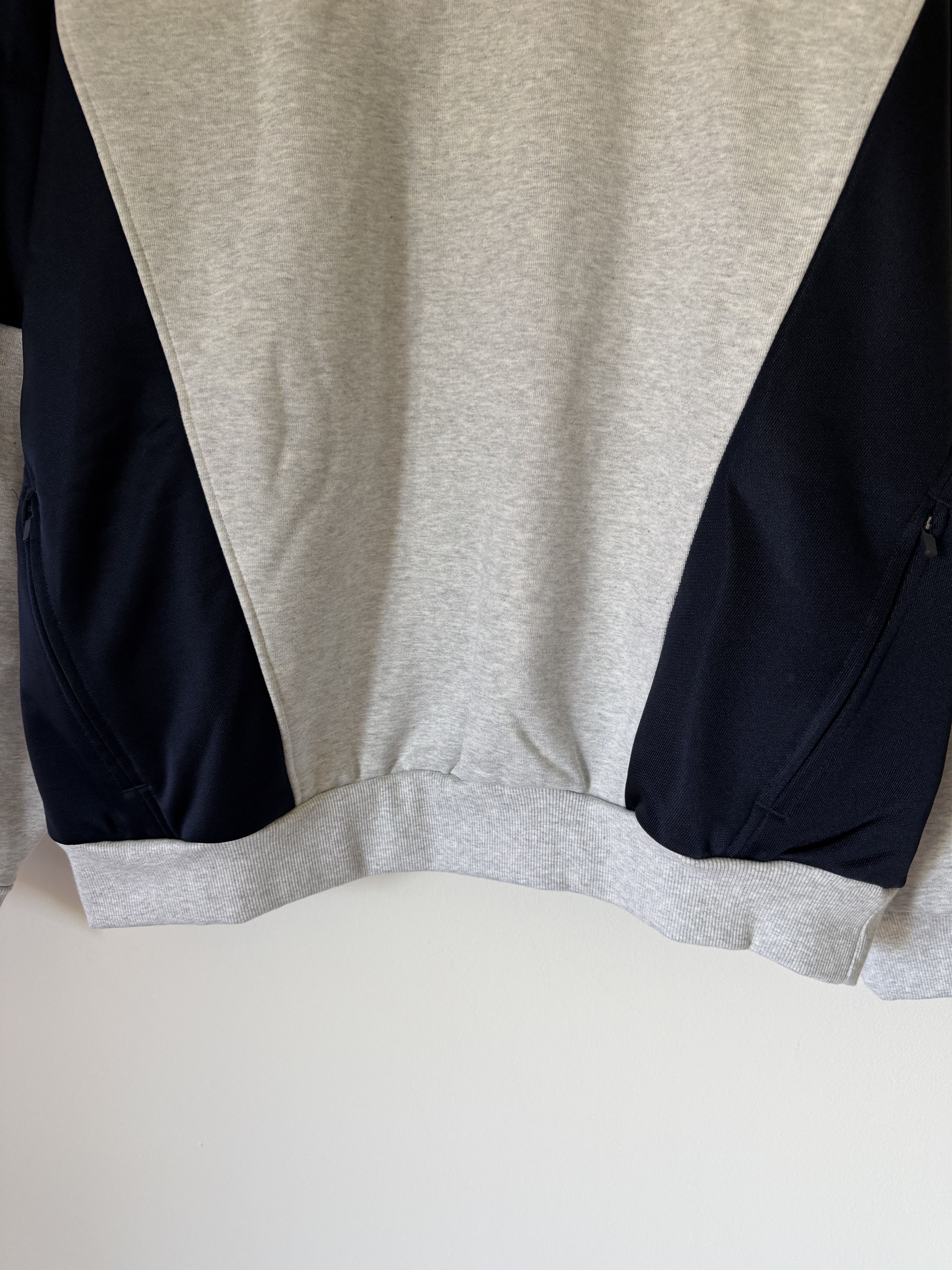 Adidas × Willy Chavarria Willy Chavarria Adidas Watsonville Mock Neck Sweatshirt Gray Size US XL / EU 56 / 4 - 3 Thumbnail