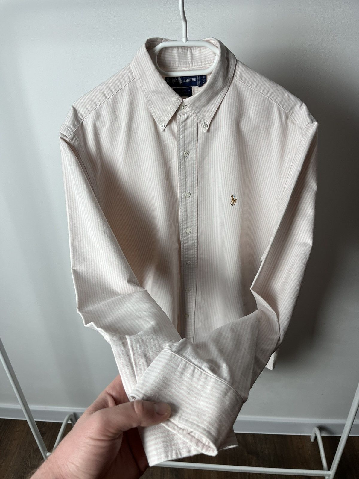 Polo Ralph Lauren × Vintage Polo Ralph Lauren Pink Men's Baggy Fit Button Up Shirt Size US L / EU 52-54 / 3 - 4 Thumbnail