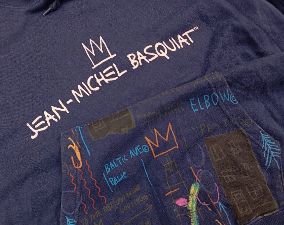 Jean-Michel Basquiat Jean Michel Basquiat Hoodie Art Designer JMB 🎨🖌️ Size US L / EU 52-54 / 3 - 1 Thumbnail