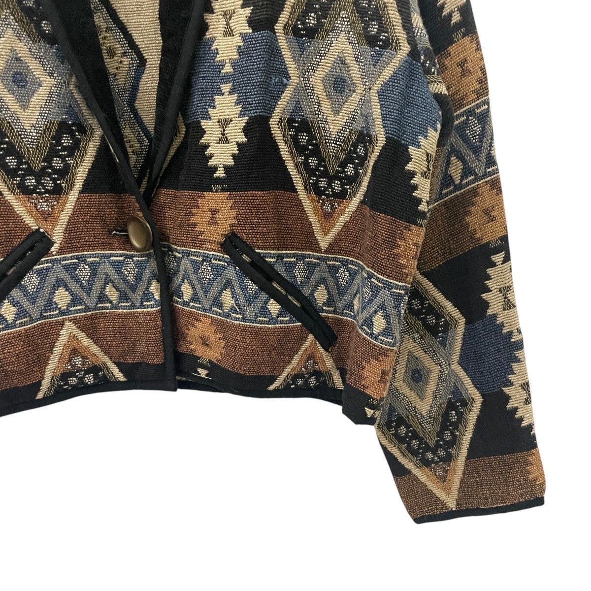 Chicos Vintage New Identity Aztex Navajo Jacket Size XL / US 12-14 / IT 48-50 - 4 Thumbnail