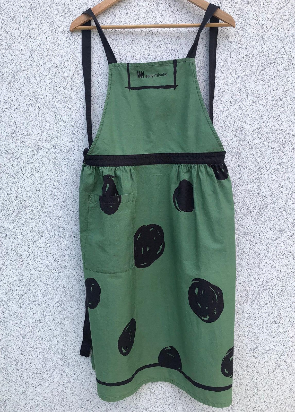 Designer × Issey Miyake × Japanese Brand Vintage Issey Miyake Printed Apron Size 34 - 4 Thumbnail