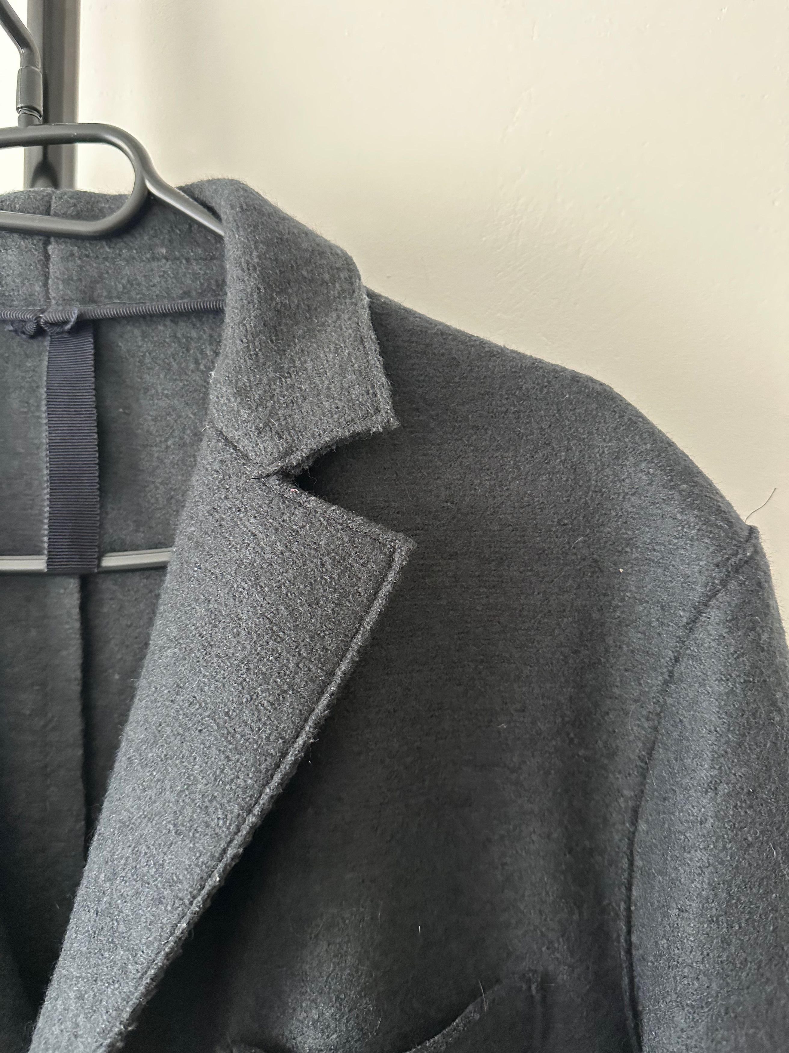 Harris Wharf London Harris Wharf London WOOL Unstructured single breasted coat Size US L / EU 52-54 / 3 - 5 Thumbnail