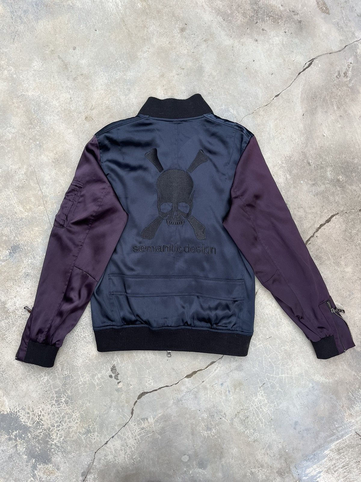 Japanese Brand × semanticdesign Semantic Design Skull Bomber Jacket Size US M / EU 48-50 / 2 - 8 Thumbnail