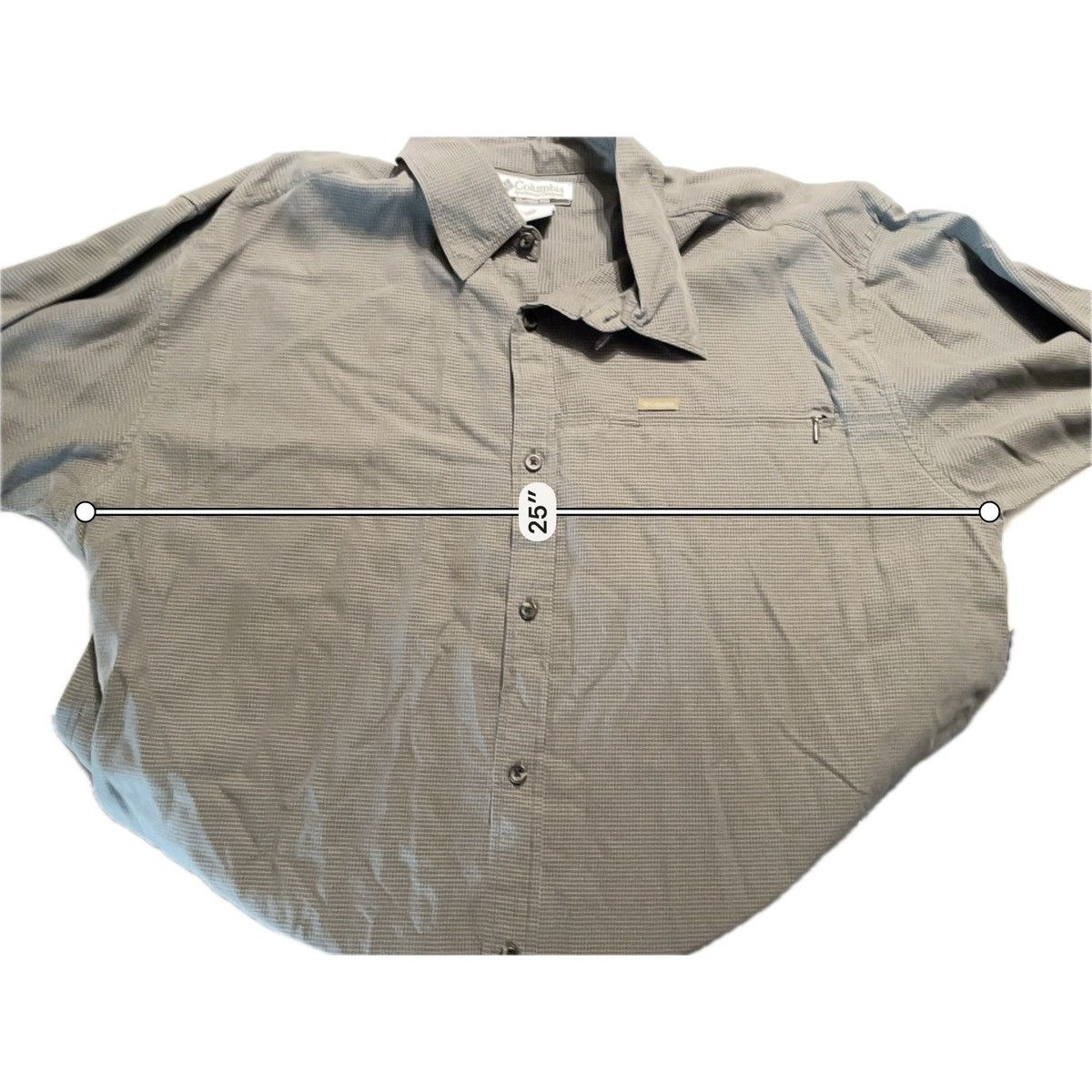 Columbia Columbia Men's XXL Long Sleeve Khaki Hiking Fishing Shirt Size US XXL / EU 58 / 5 - 10 Thumbnail