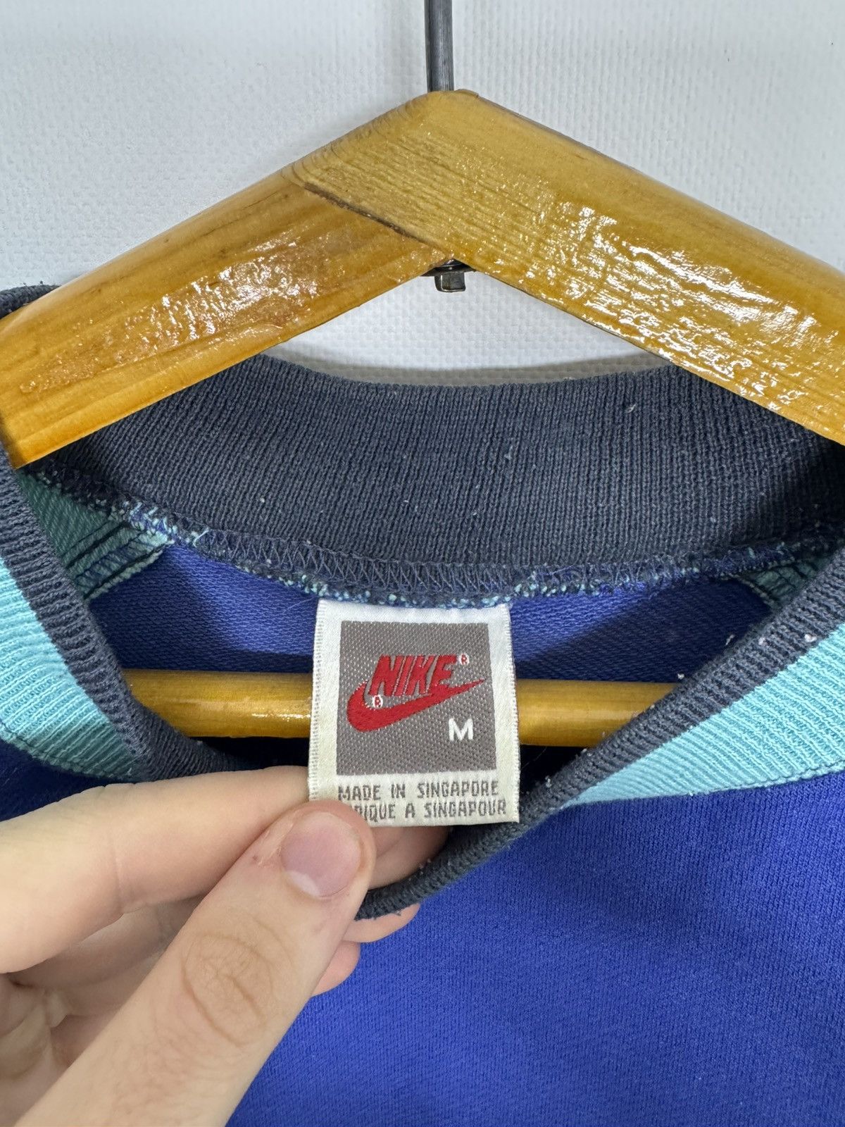 Nike Nike strength conditioning shirt 90s vintage rare blue Size M / US 6-8 / IT 42-44 - 9 Thumbnail