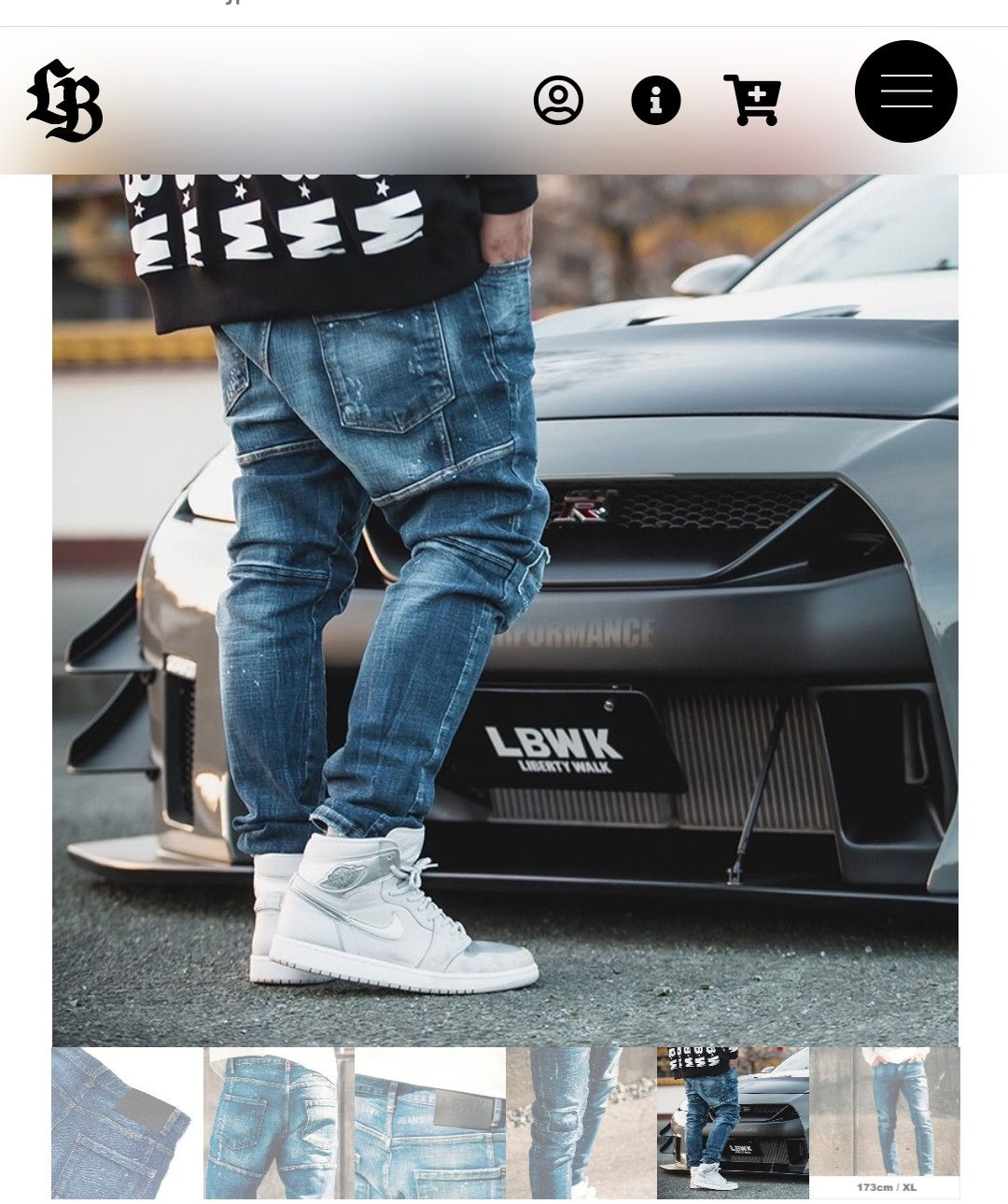 Other Archive LIBERTY WALK Reconstruction Jeans Size US 29 - 3 Thumbnail