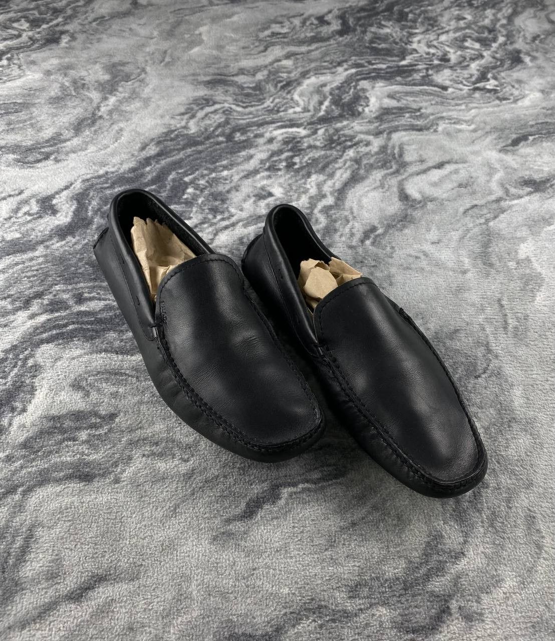 Prada Vintage Prada Leather Loafers Men Size 7 Black Size US 7 / EU 40 - 1 Thumbnail