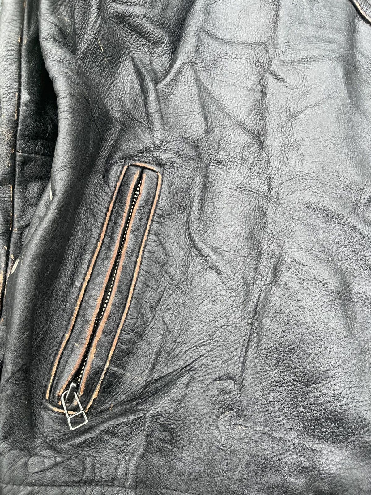 Vintage Vintage Wind Armor Real Leather Jacket Size US L / EU 52-54 / 3 - 4 Thumbnail