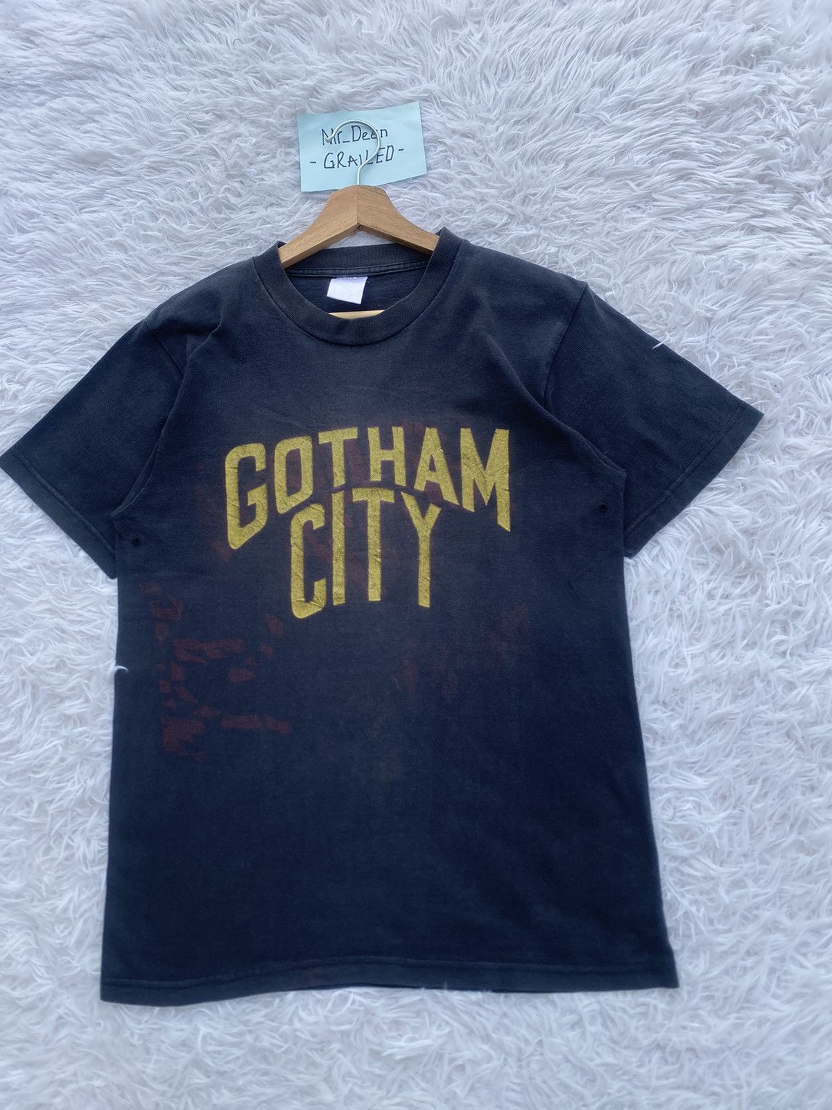 Japanese Brand Rare Vintage Gotham City Inspired Number (N)ine Tshirt Size US S / EU 44-46 / 1 - 4 Thumbnail