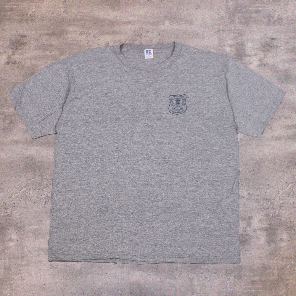 Russell Athletic × Vintage Vintage 1990s Russel Athleti Saskatchewan Police College Single Stitch Tee Size US XL / EU 56 / 4 - 1 Thumbnail