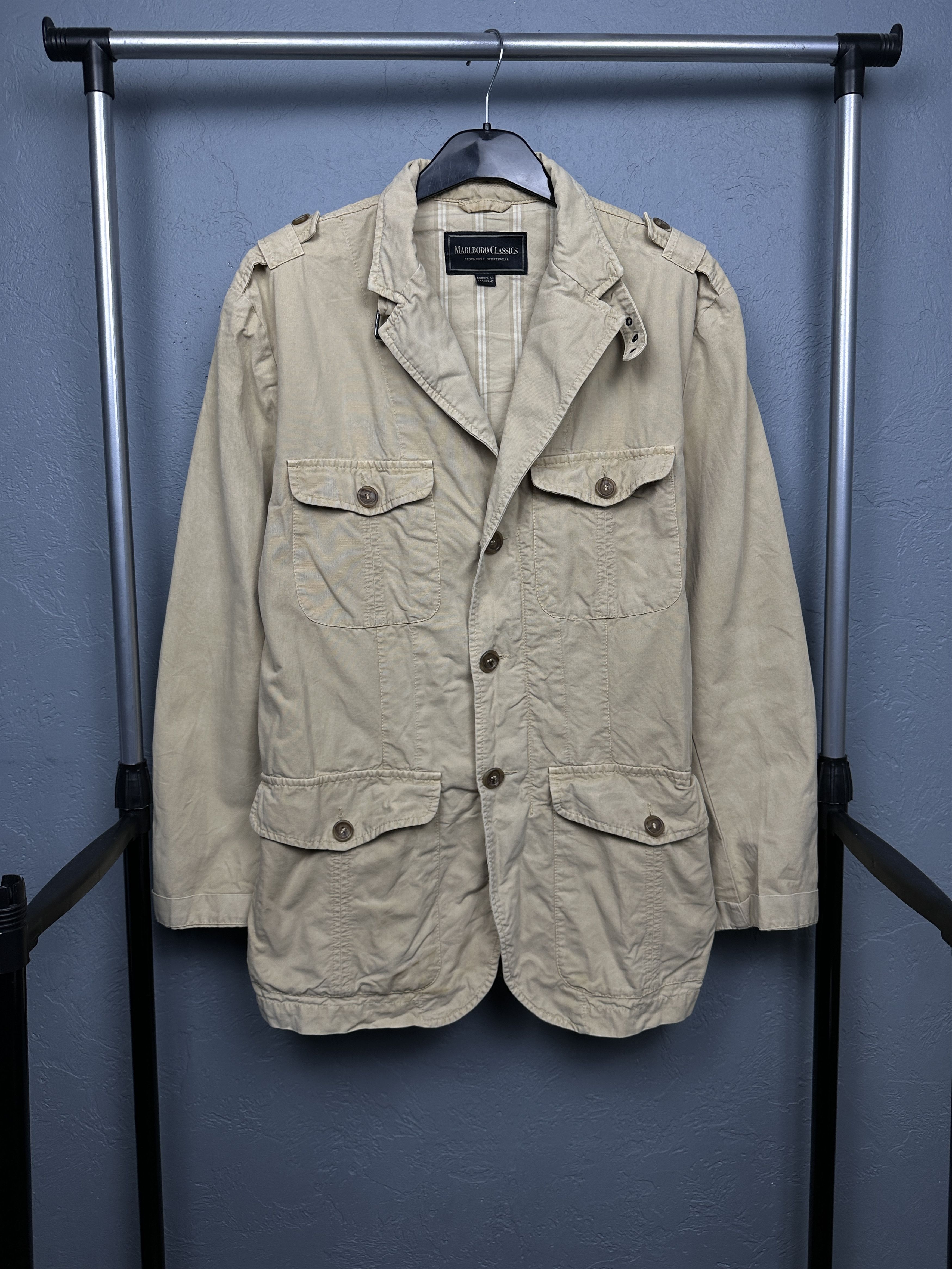 Marlboro × Marlboro Classics × Vintage Marlboro Classics Vintage Mens Multi Pockets Jacket Size US M / EU 48-50 / 2 - 1 Thumbnail