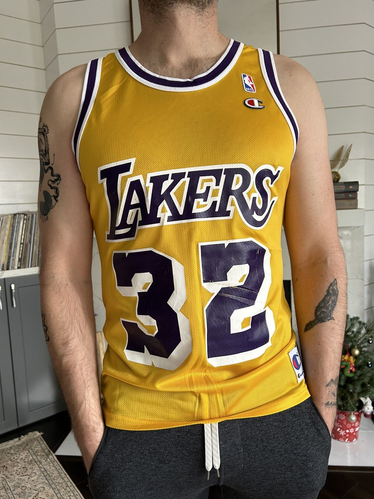 Champion Vintage Champion Lakers Jersey Size US M / EU 48-50 / 2 - 6 Thumbnail