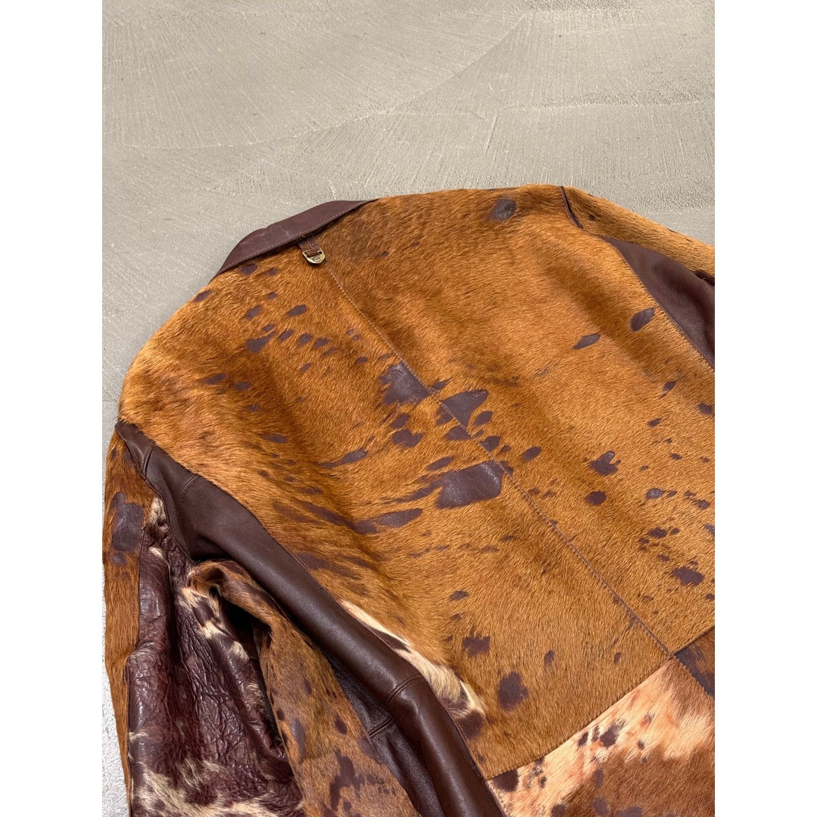 Roberto Cavalli A/W2004 Roberto Cavalli pony hair leather coat Size US L / EU 52-54 / 3 - 7 Thumbnail
