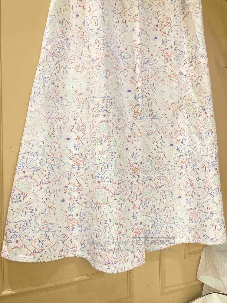 Chanel Chanel Little fish graffiti wide-leg trousers Size 24" / US 00 / IT 34 - 5 Thumbnail