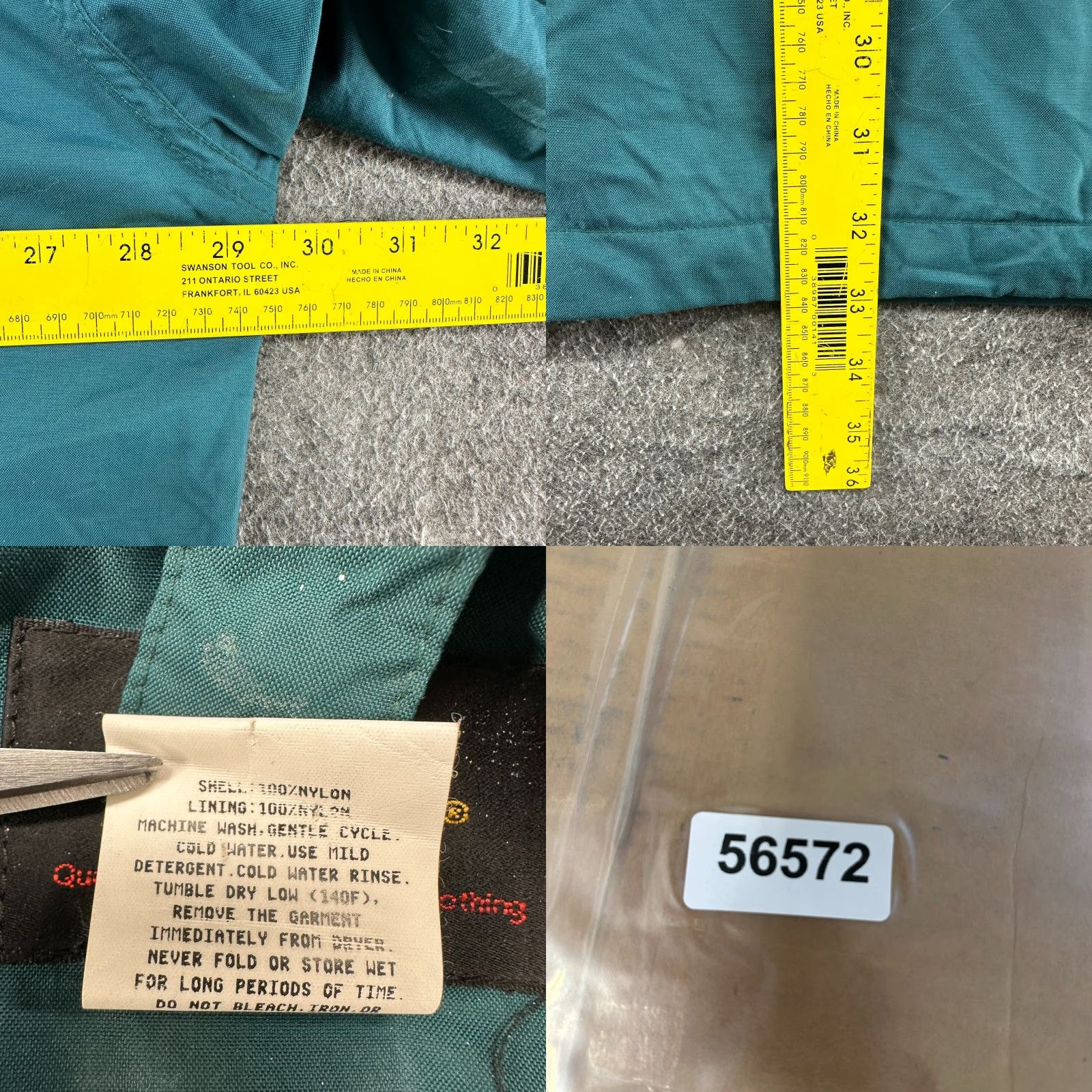 Vintage VINTAGE REI Jacket Parka Hooded Rain Coat Nylon 90s XL Green Men Size US XL / EU 56 / 4 - 8 Thumbnail