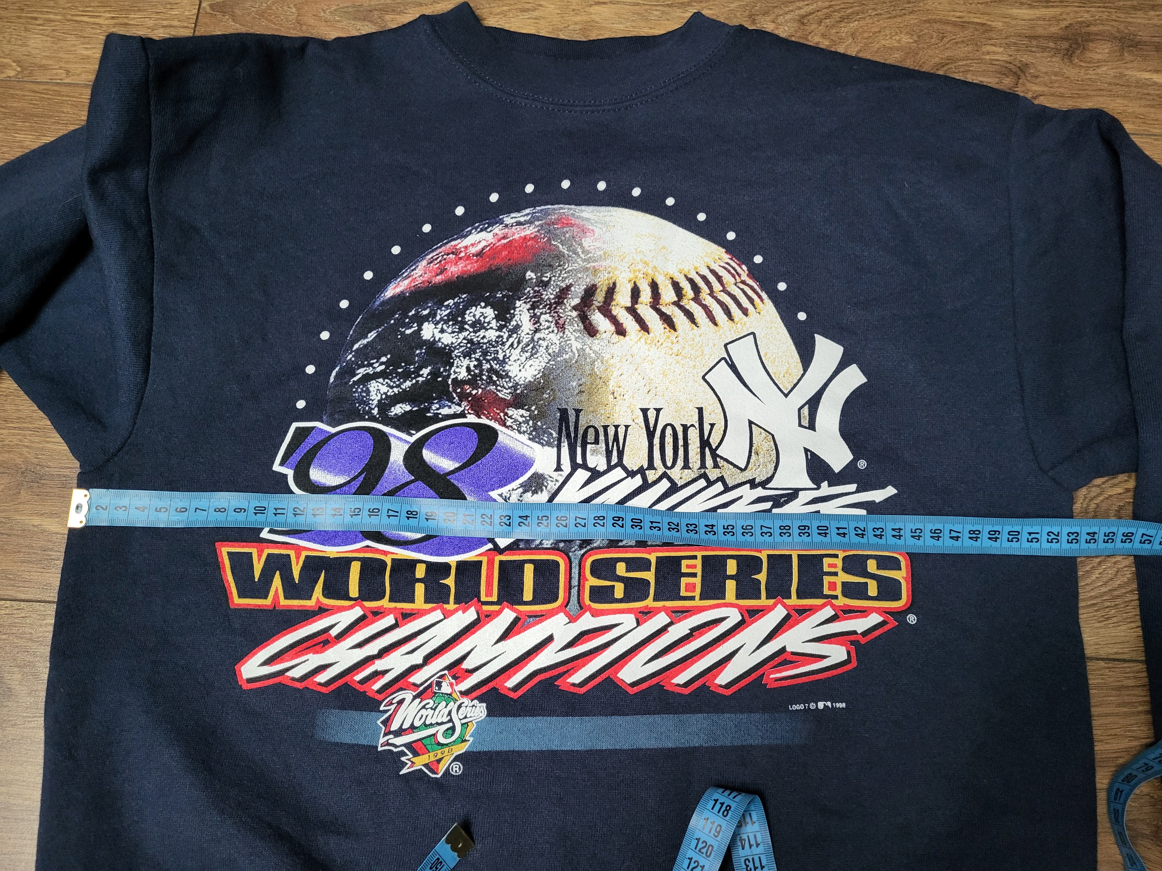 MLB NY Yankees 90s MLB 1998 M sweatshirt Size US M / EU 48-50 / 2 - 5 Thumbnail
