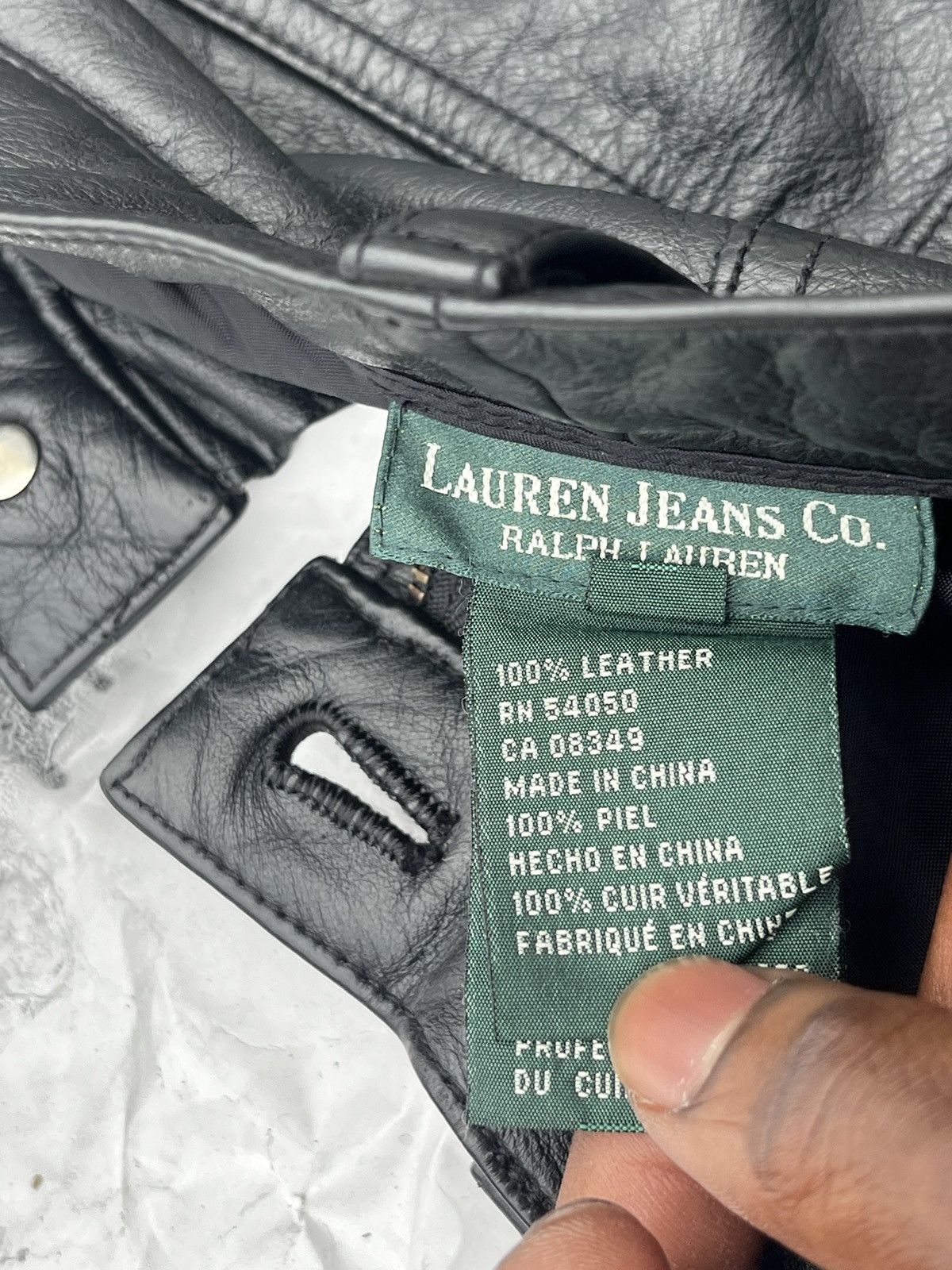 Lauren Ralph Lauren 100% Leather Ralph Lauren Jeans Size US 32 / EU 48 - 3 Thumbnail