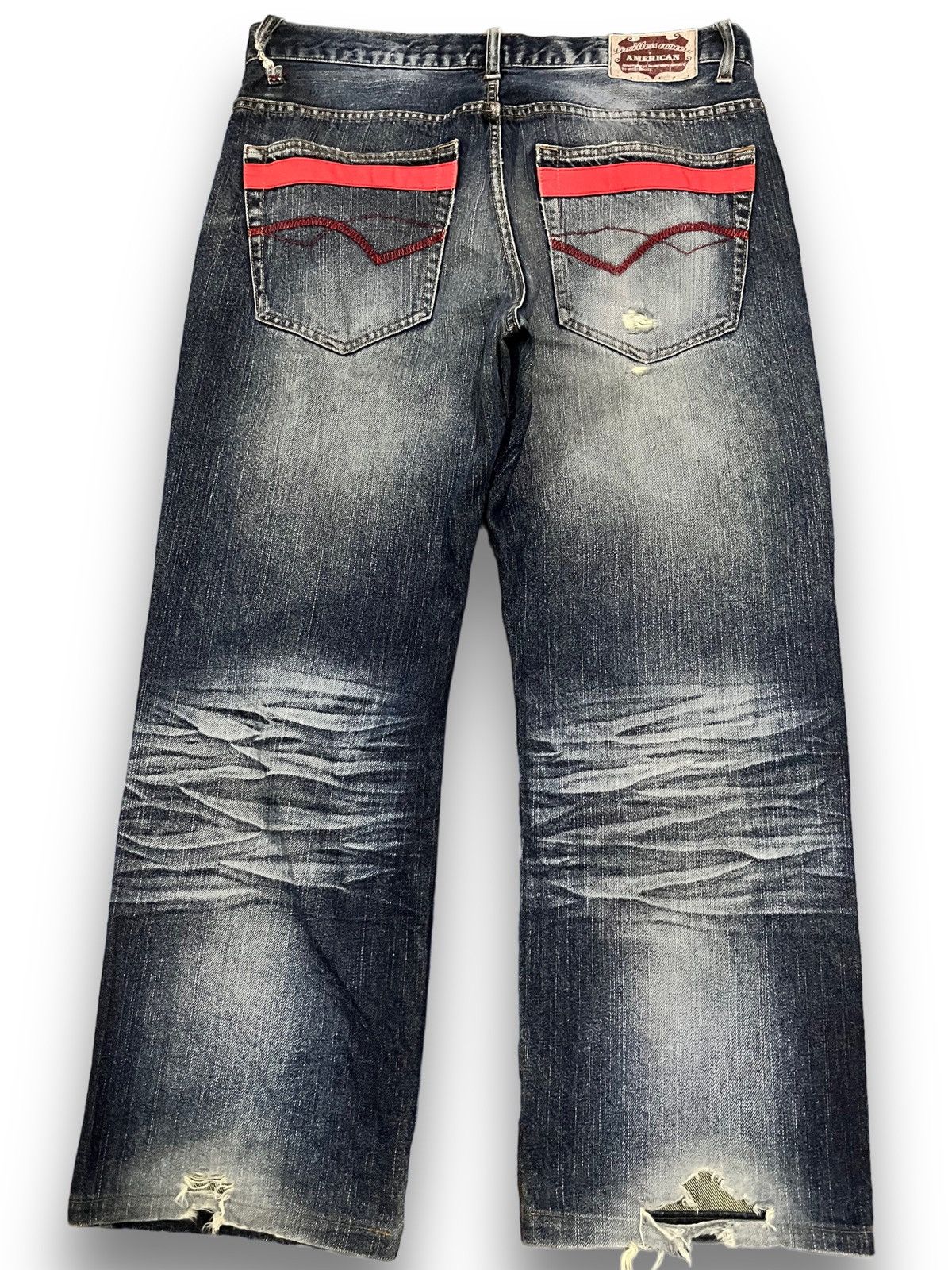 Japanese Brand × Vintage Vintage Amore Puro Baggy Denim Size US 36 / EU 52 - 8 Thumbnail