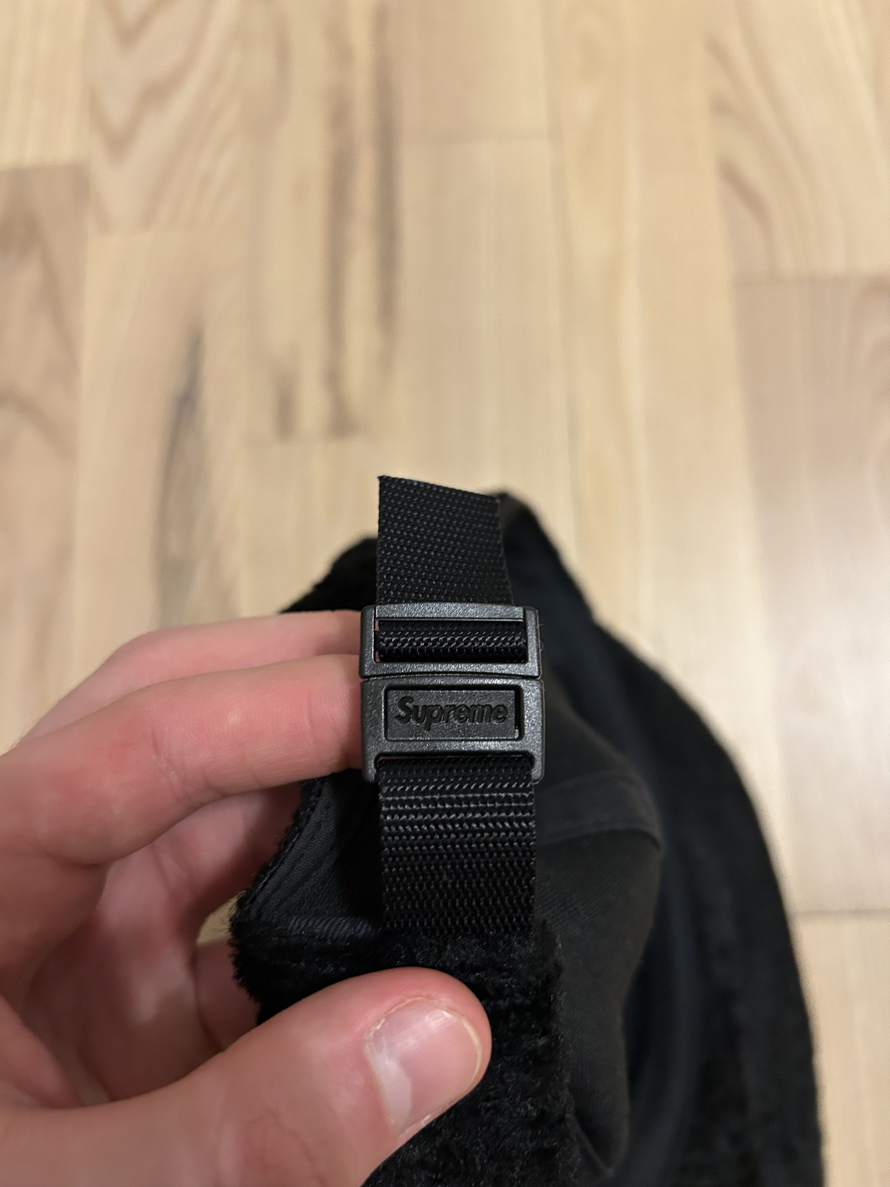 GOODENOUGH × Supreme Supreme Goodenough Crushed Rayon Camp Cap Black Size ONE SIZE - 3 Thumbnail