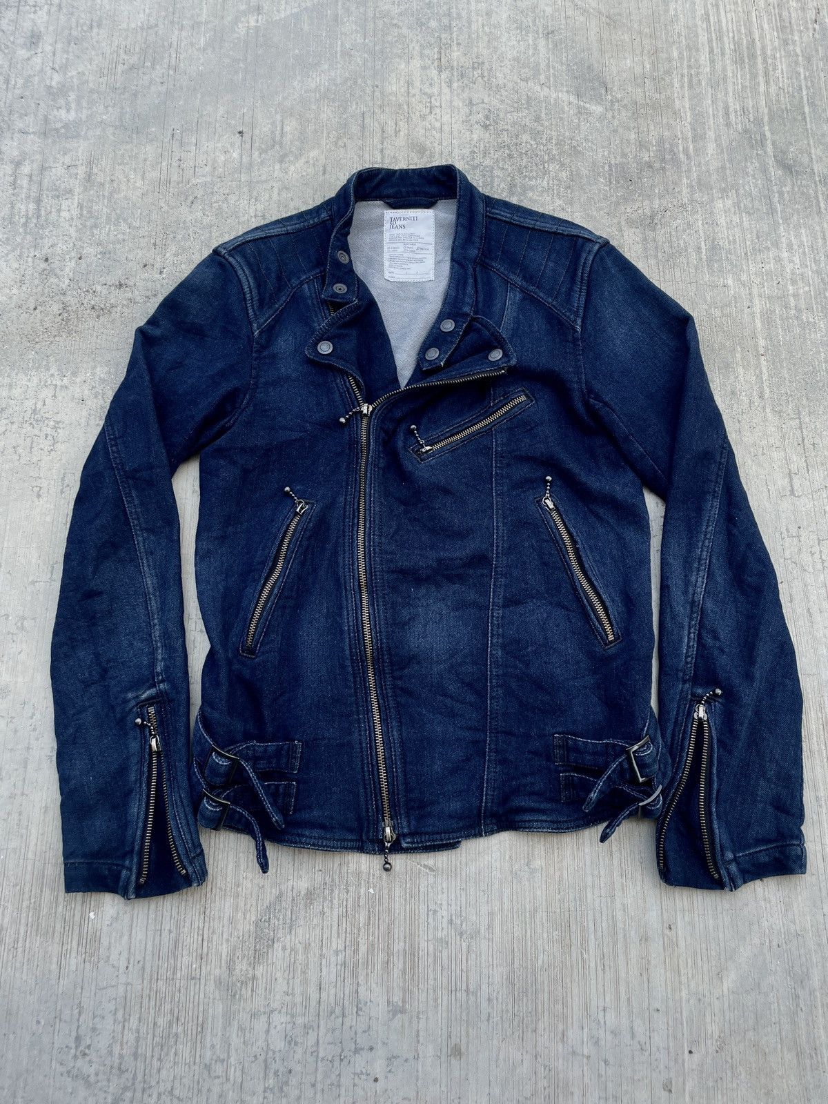 Japanese Brand 2000s JAPANESE BRAND TAVERNITI DOUBLE COLLAR JACKET PUNK Size US M / EU 48-50 / 2 - 1 Thumbnail