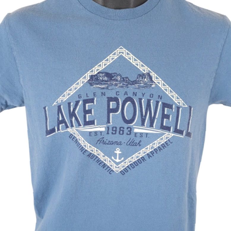 Delta Lake Powell T Shirt Mens Size Small Blue Glen Canyon Arizona Utah Souvenir Tee Size US S / EU 44-46 / 1 - 2 Thumbnail