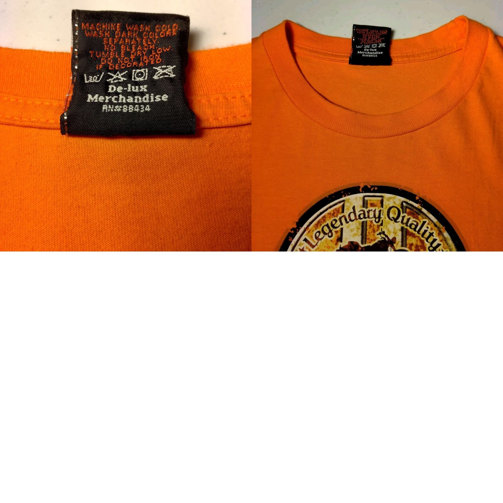 Harley Davidson VINTAGE Cox's Harley-Davidson Shirt Men L Orange Rock Hill SC Moto Harley T-Shirt Rock Hill South Carolina Biker Mens Size US L / EU 52-54 / 3 - 8 Thumbnail