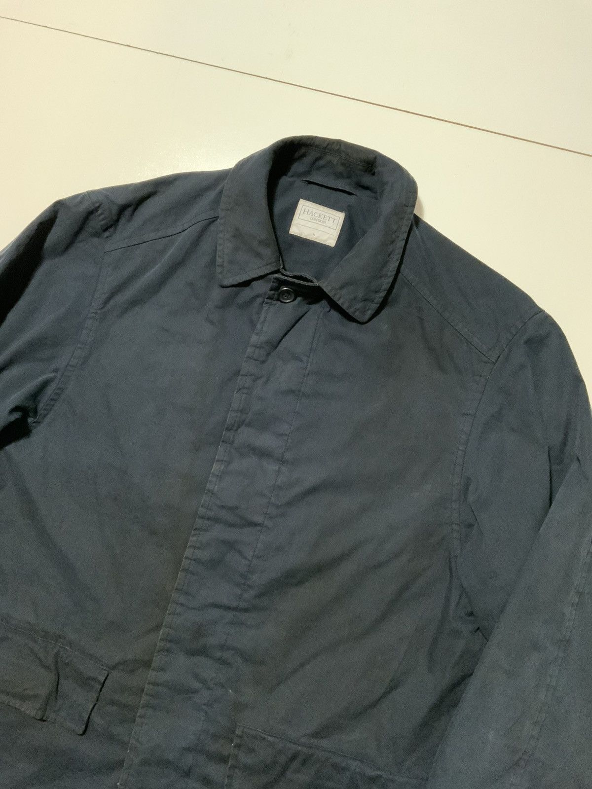 Hackett Hackett London Navy Officers Field Military Button Jacket Size US M / EU 48-50 / 2 - 5 Thumbnail