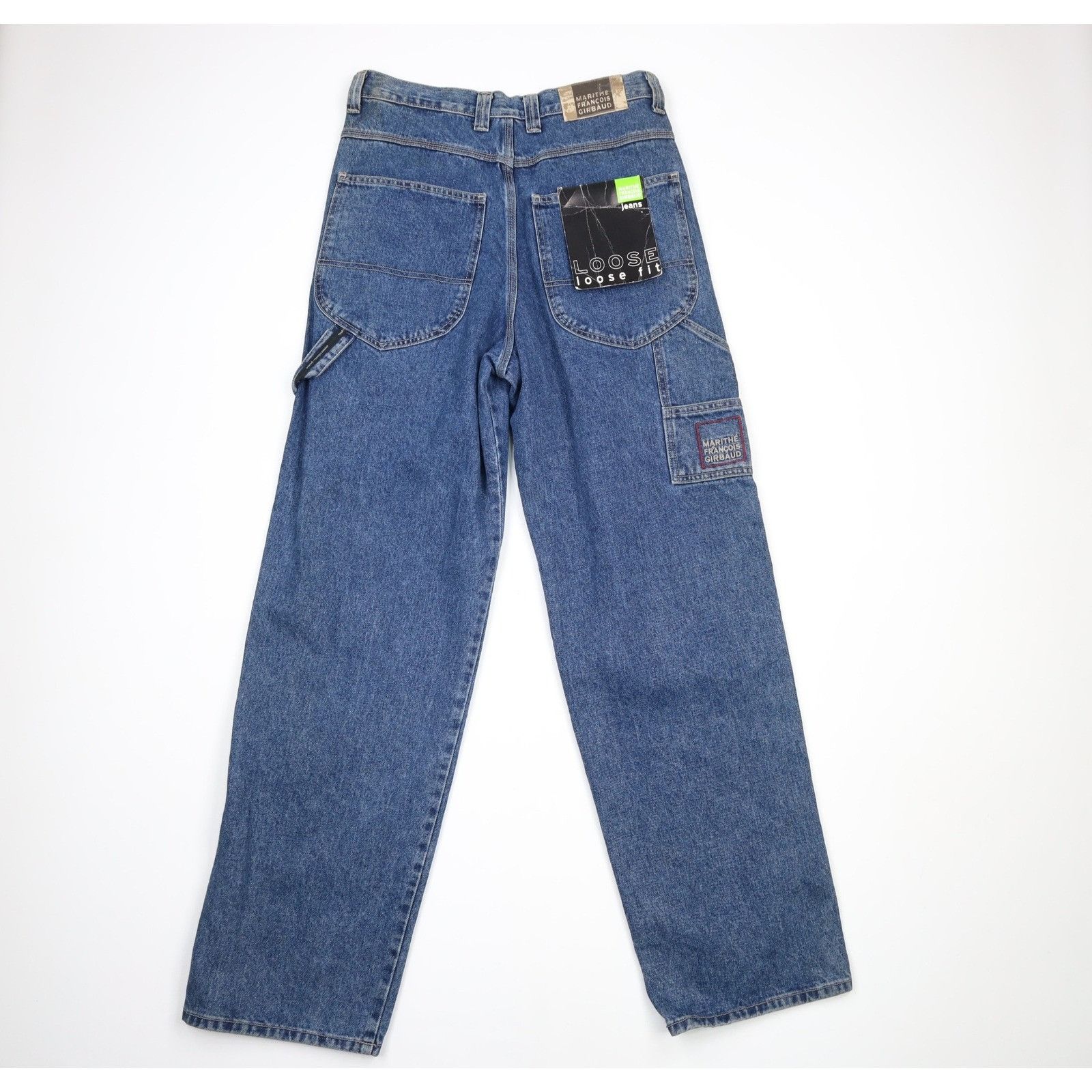 Marithe + Francois Girbaud × Vintage NOS Vintage 90s Marithe Francois Girbaud Baggy Jeans Blue Size US 32 / EU 48 - 8 Thumbnail