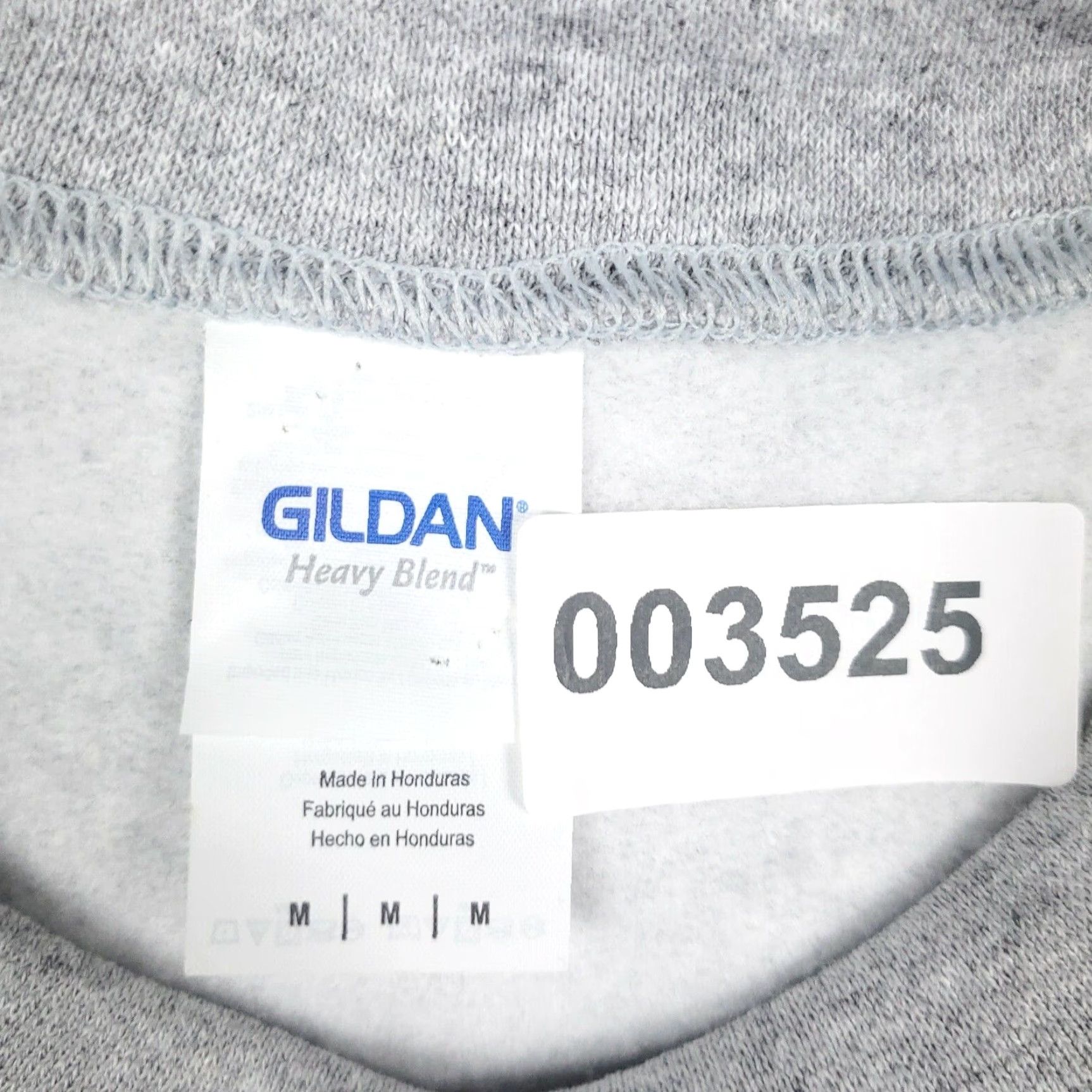 Gildan Gildan Mens Gray Crew Neck Pullover Sweater Sweatshirt Adult Medium Size US M / EU 48-50 / 2 - 7 Thumbnail