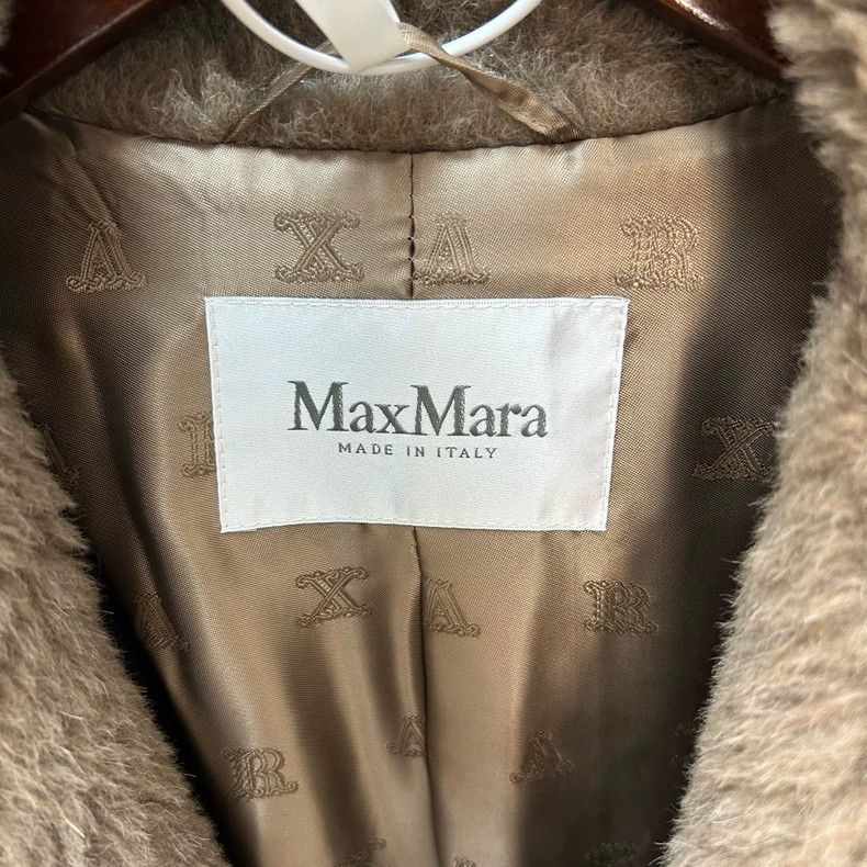Max Mara Max Mara Honey Tea Sand Teddy Bear Short Coat Size S / US 4 / IT 40 - 3 Thumbnail