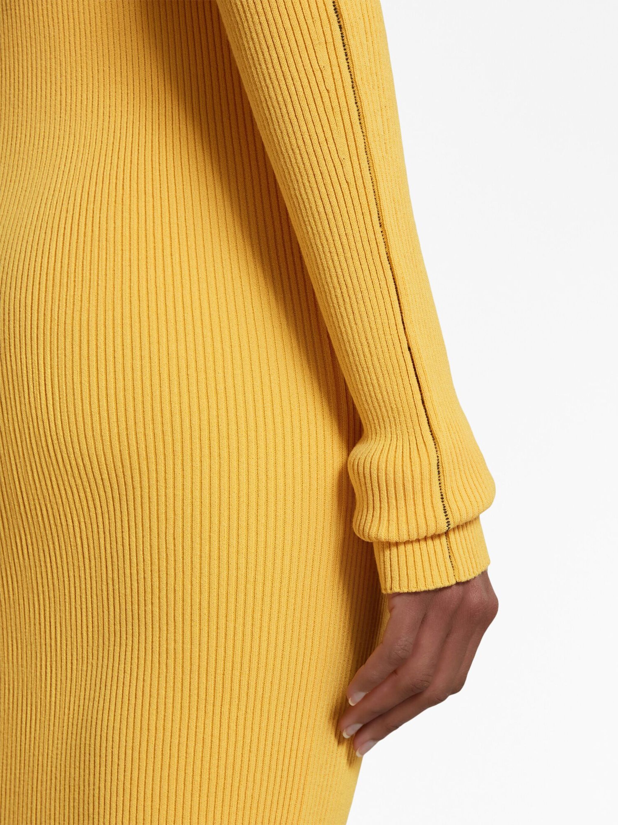 Marni o1w1db10125 Dress in Yellow Size M / US 6-8 / IT 42-44 - 4 Thumbnail