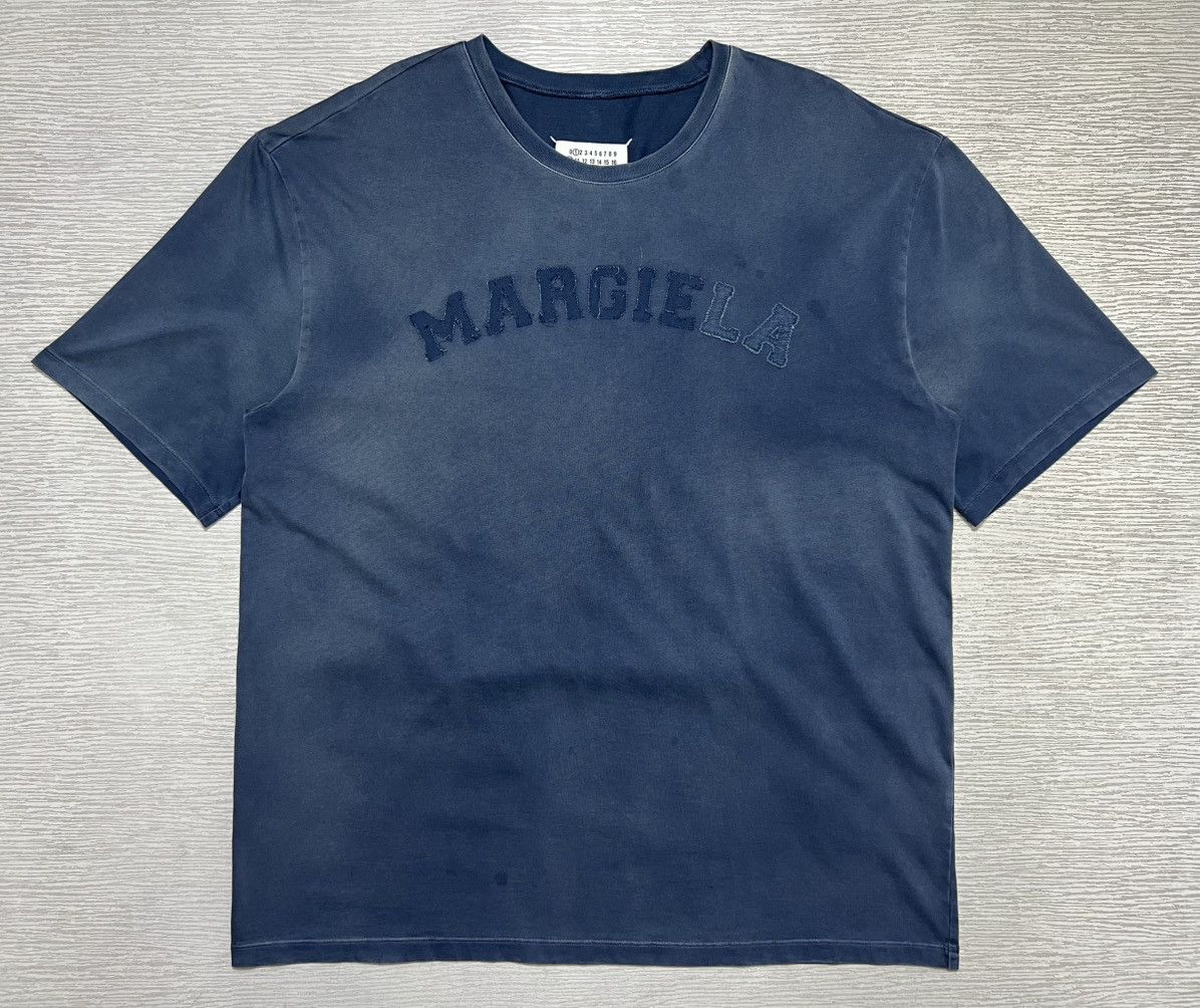 Maison Margiela Maison Margiela - Oversized Overdye Logo T-Shirt Size US S / EU 44-46 / 1 - 1 Thumbnail