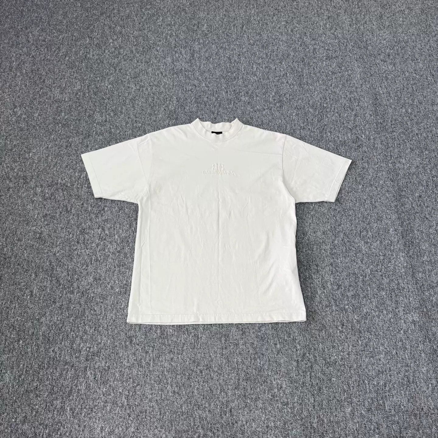 Balenciaga Balenciaga BB Embroidered Logo Short Sleeve Tee XS 99 New Size US XS / EU 42 / 0 - 1 Thumbnail