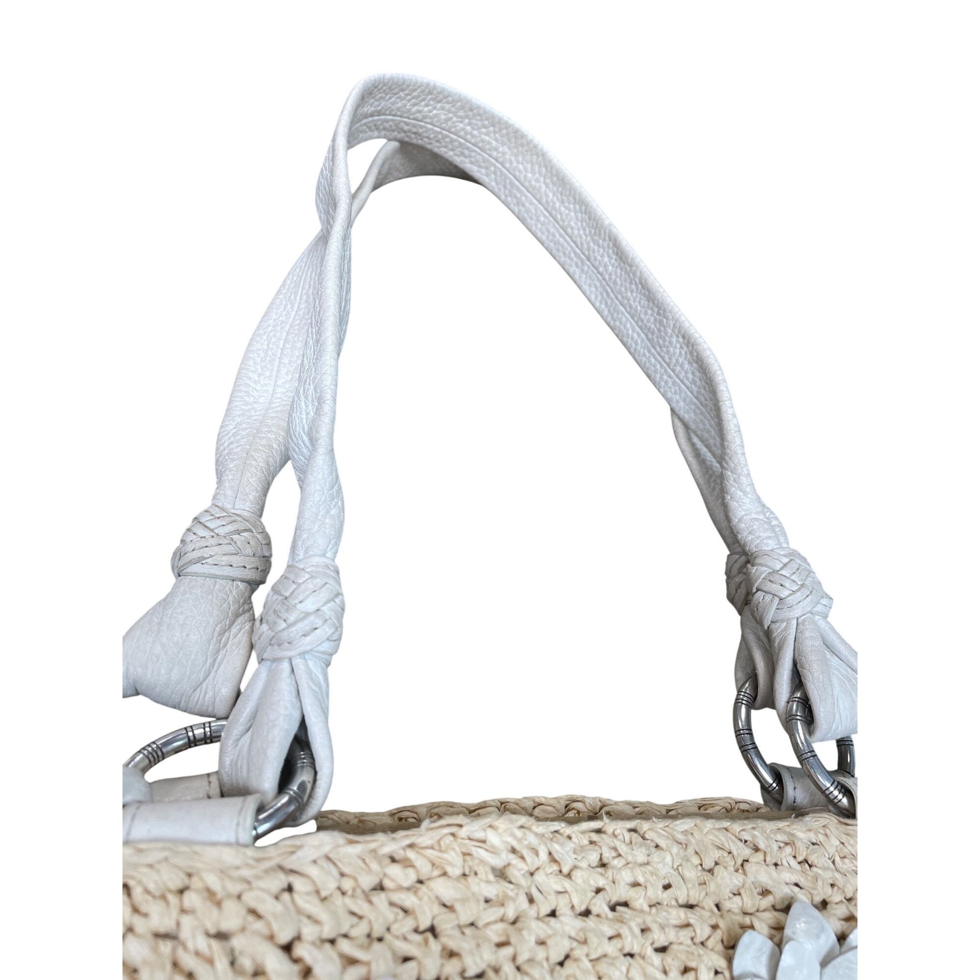 Brighton Brighton womans beige straw raffia leather handle shoulder b Size ONE SIZE - 2 Thumbnail