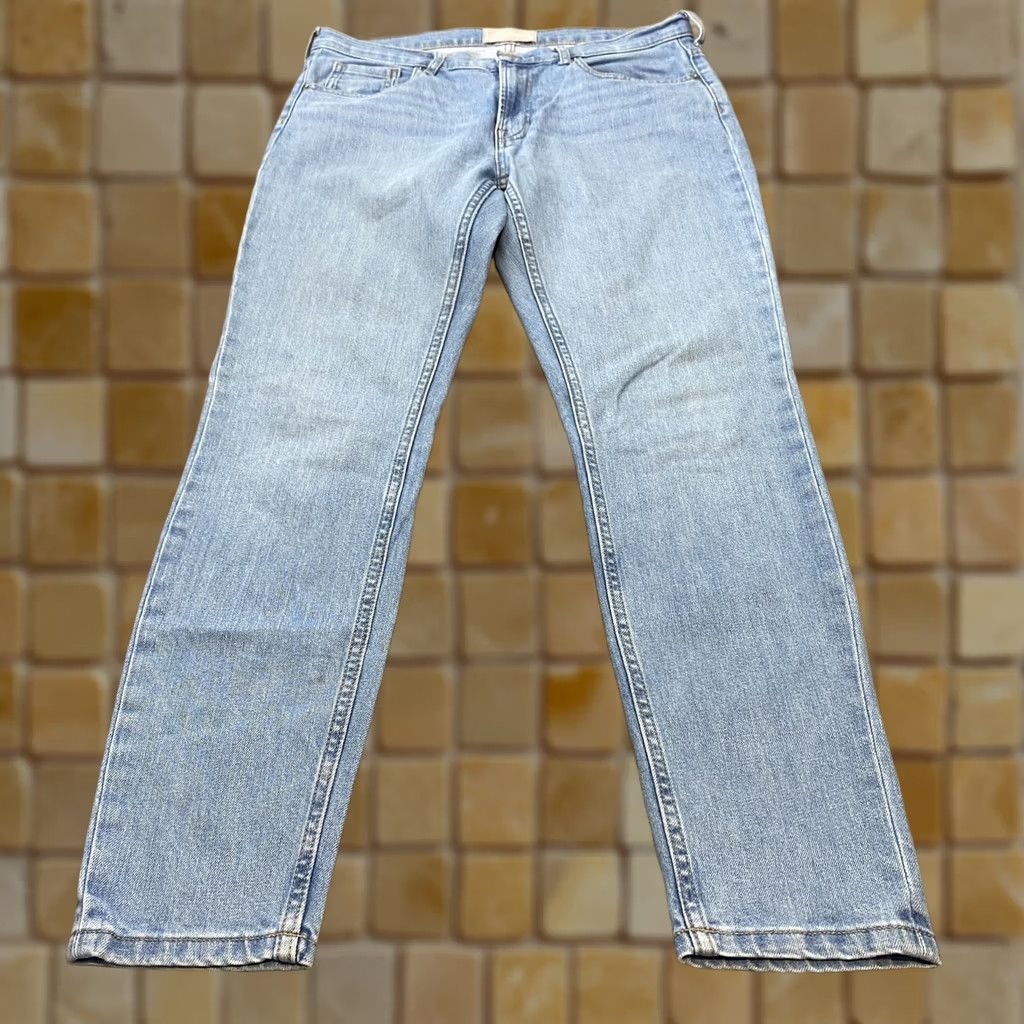 Everlane Everlane Jeans Womens 29 Regular Light Blue Denim Stretch Skinny High Rise Jeans Size 29" - 1 Thumbnail