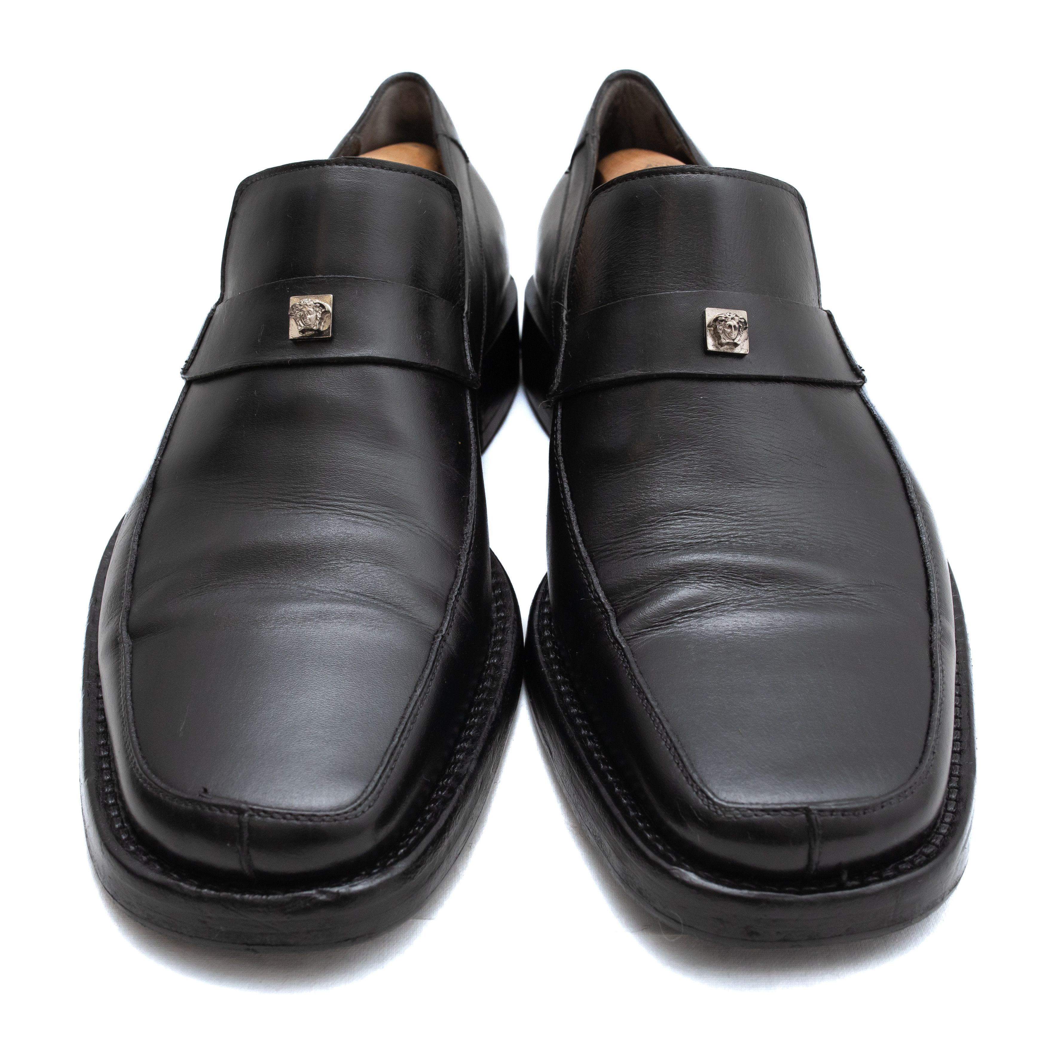 Versace GIANNI VERSACE Vintage Medusla Logo Penny Loafers Size US 8.5 / EU 41-42 - 4 Thumbnail