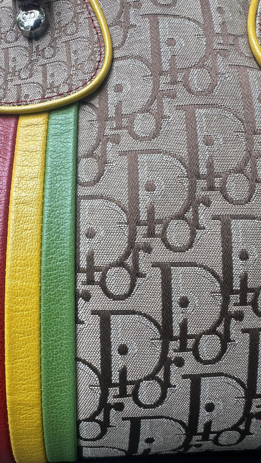 Dior Vintage Dior Trotter Rasta Bowling Bag Size ONE SIZE - 2 Thumbnail