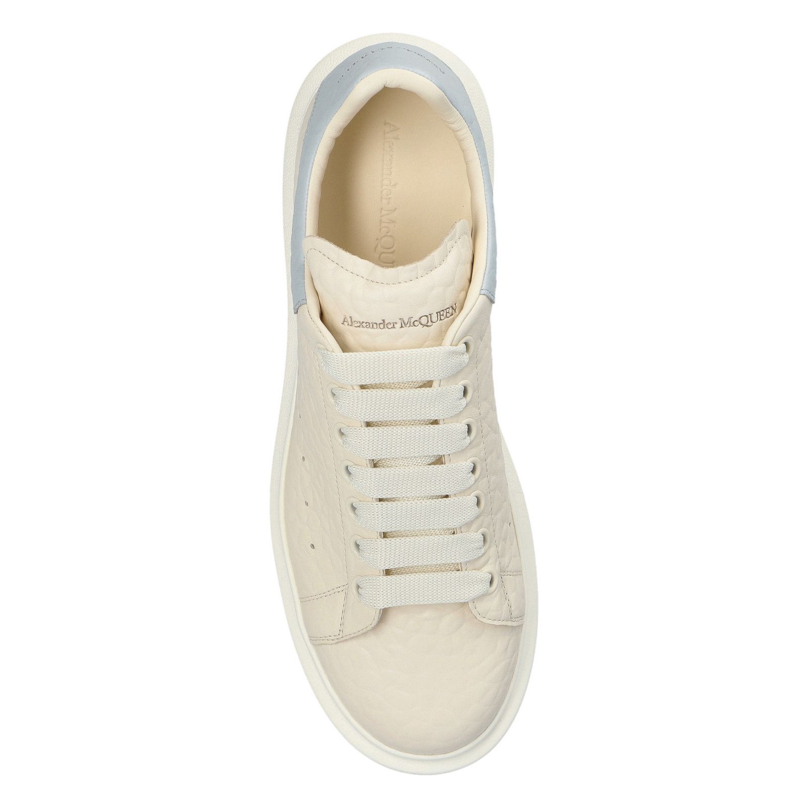 Alexander McQueen ALEXANDER MCQUEEN Oversized $780 Men's Off White/Light Blue Size US 10 / EU 43 - 4 Thumbnail