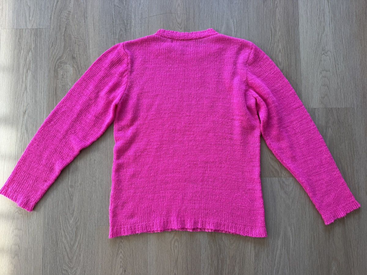 The Elder Statesman Hot Pink Picasso Cashmere Crewneck Size US L / EU 52-54 / 3 - 3 Thumbnail