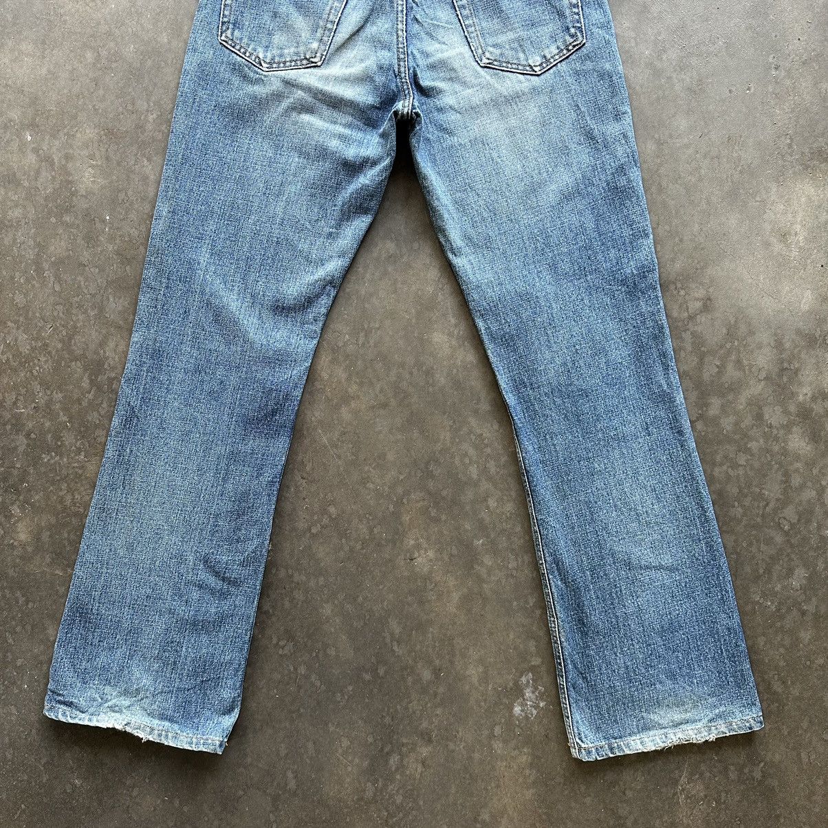 Japanese Brand × Jean × Vintage Vintage Japanese Distressed Bootcut Faded Denim Jean Pant Size US 30 / EU 46 - 10 Thumbnail