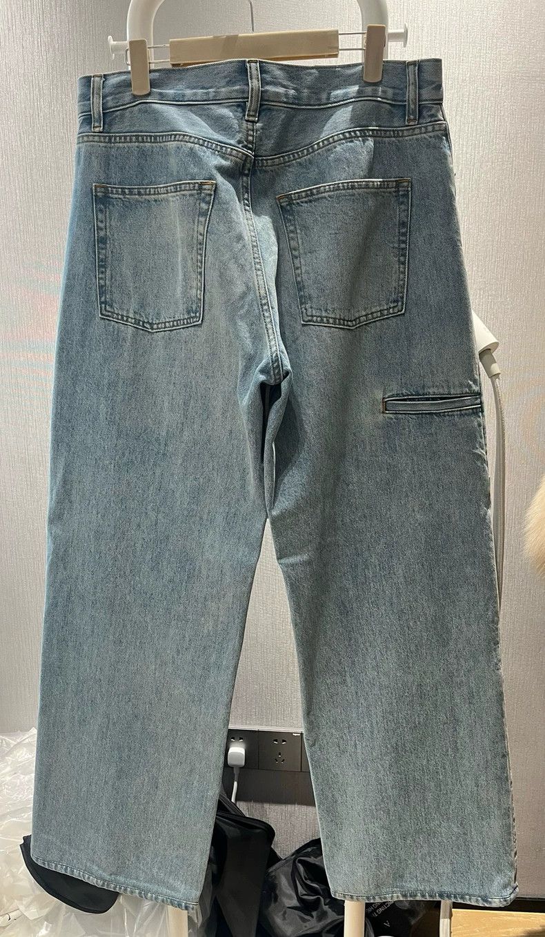 Helmut Lang Helmut Lang size 32SS24 Light Blue Loose Relaxed Zip Denim Size US 32 / EU 48 - 3 Thumbnail