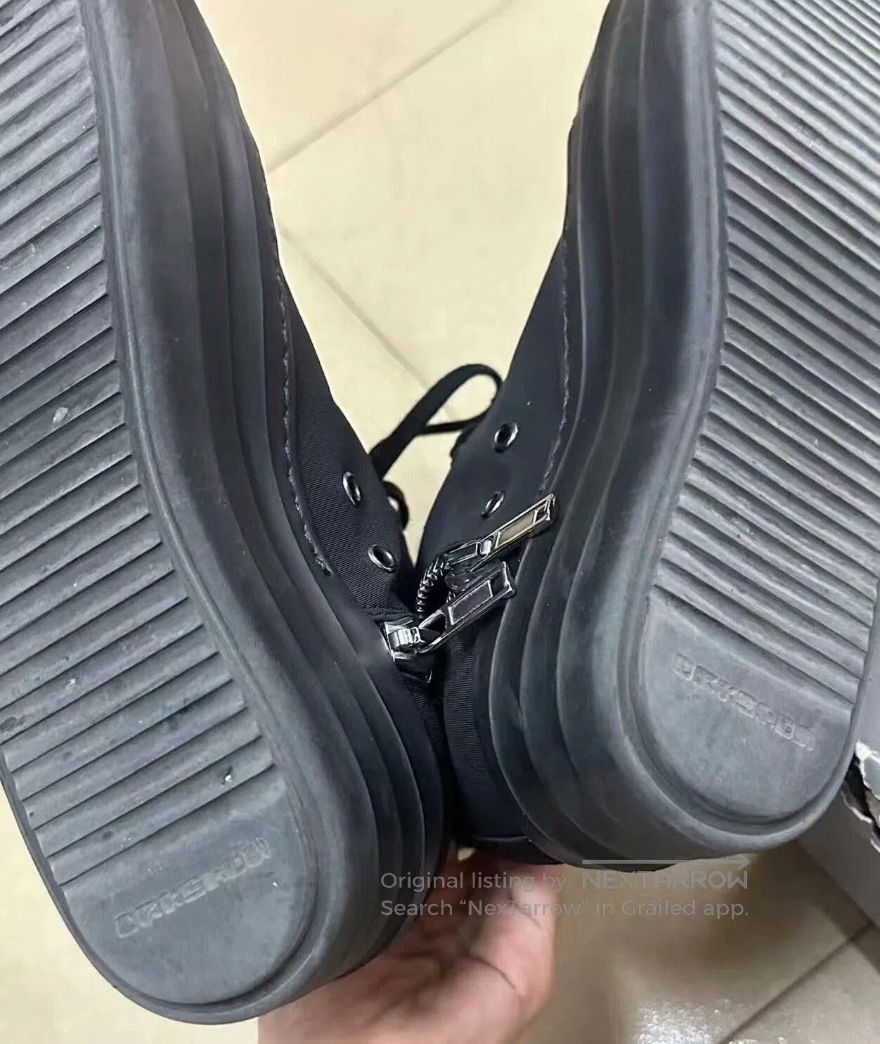 Rick Owens rick owens thick-soled black sneakers size 39. Size US 6 / EU 39 - 7 Thumbnail