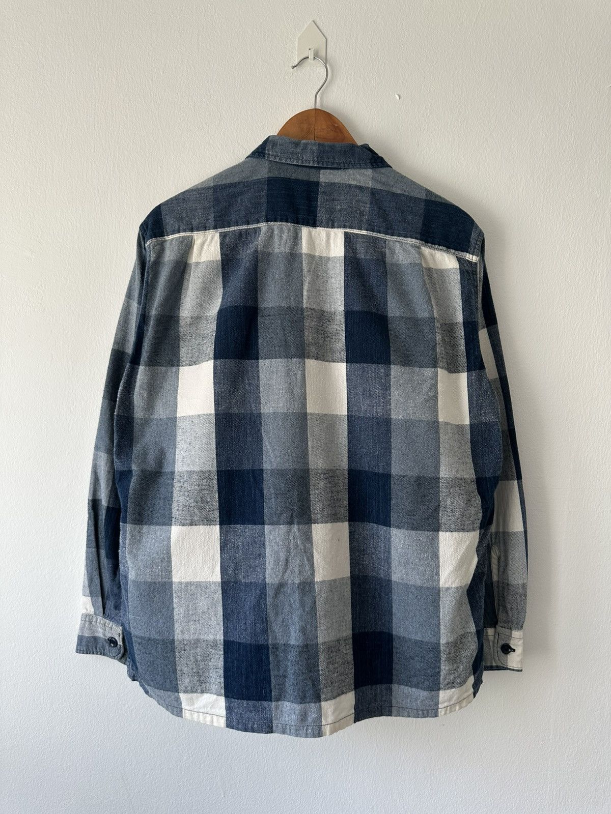 Blue Blue Japan Blue/Blue Indigo Plaid Workwear Shirt Size US M / EU 48-50 / 2 - 5 Thumbnail