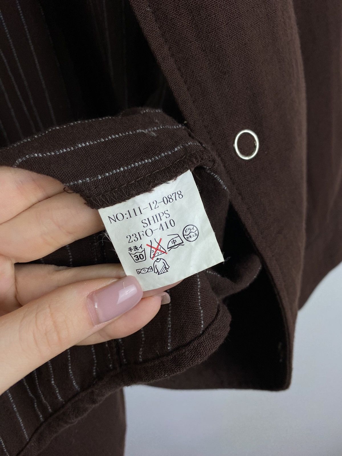 SHIPS Ships men’s Japanese shirt Jacket size M Size US M / EU 48-50 / 2 - 15 Thumbnail