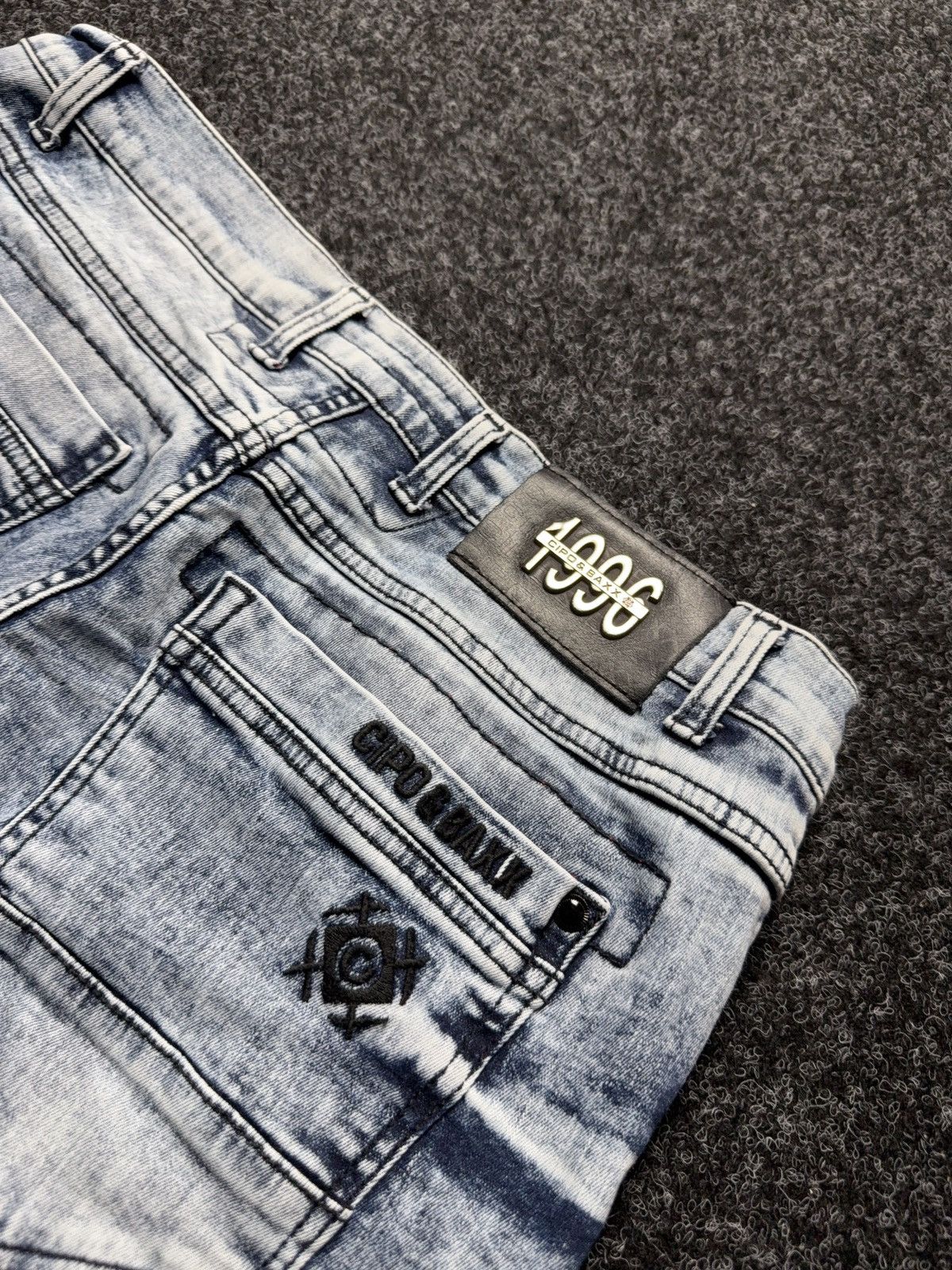 Japanese Brand Y2K 00s Japanese Punk Cipo&Baxx Punk Rock Biker Jeans Denim Size US 32 / EU 48 - 14 Thumbnail